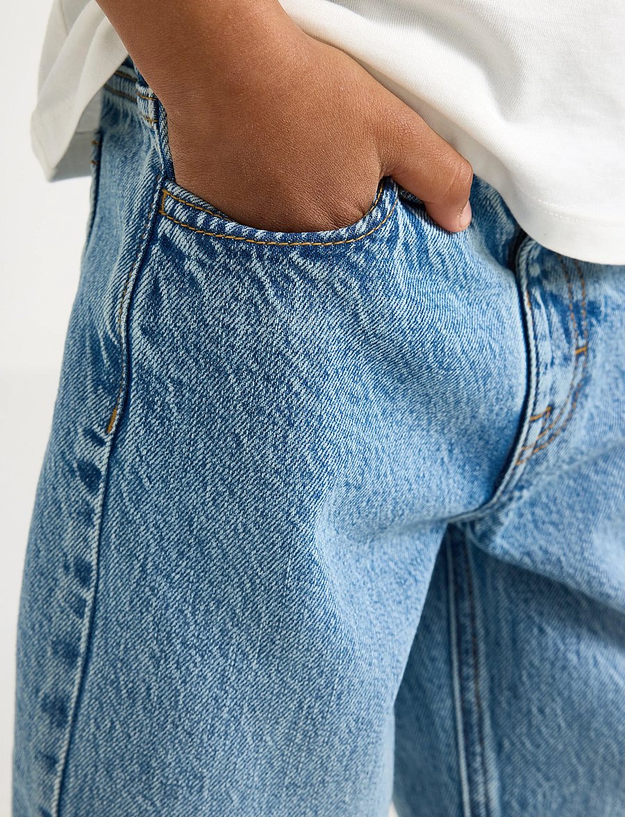 Lindex - Baggy jeans with regular waist - loose jeans - denim - 4