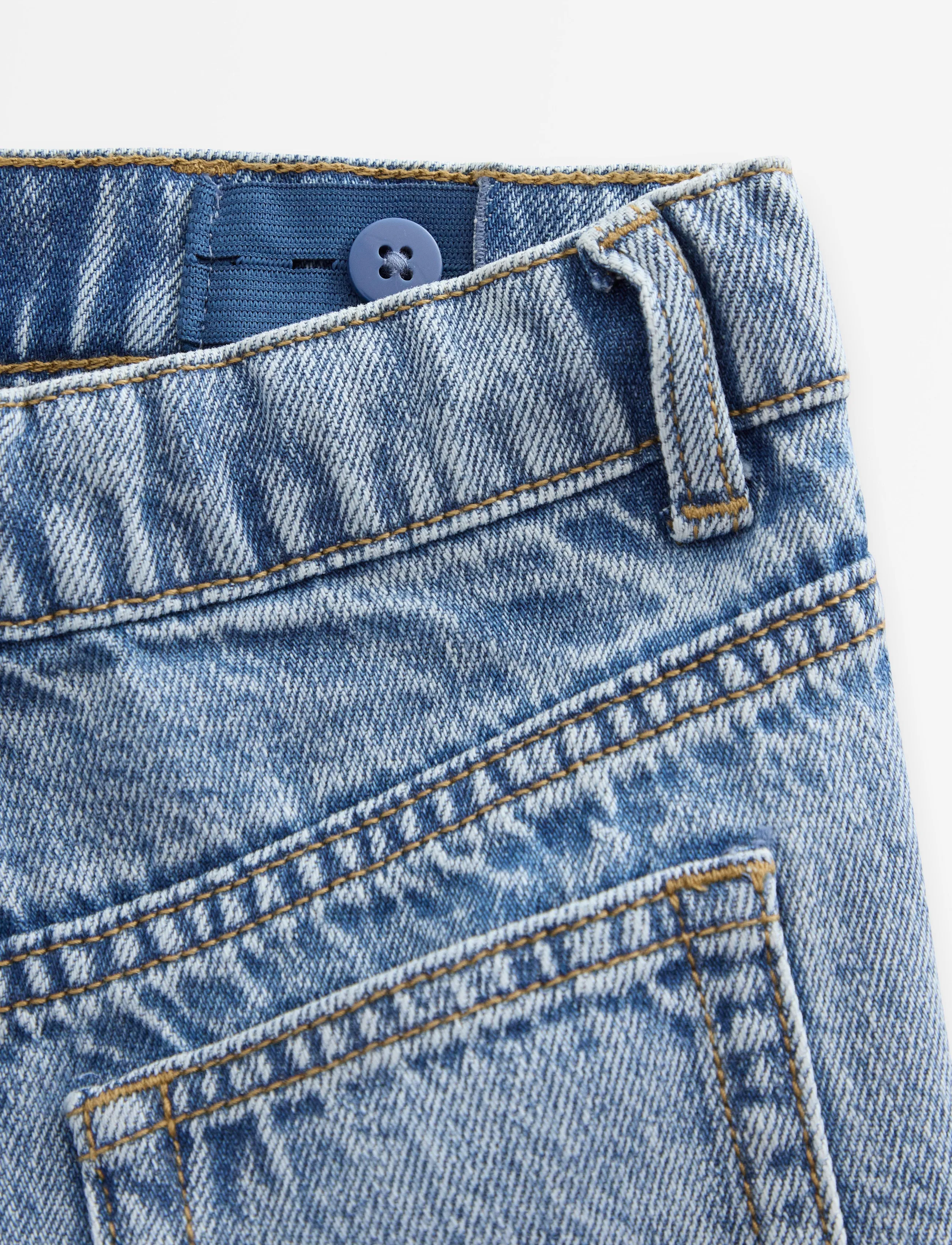 Lindex - Baggy jeans with regular waist - vaba lõikega teksad - denim - 5
