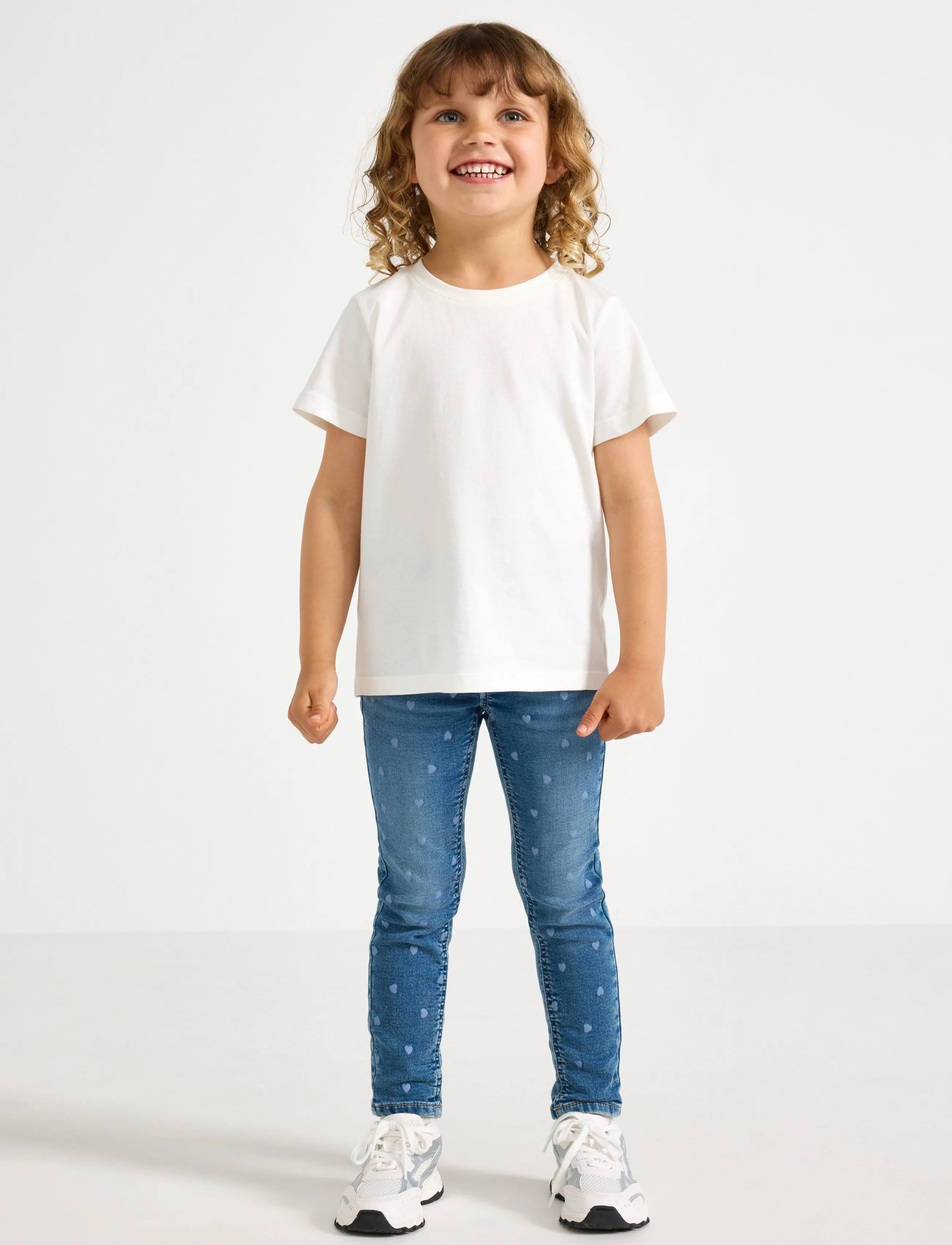 Lindex Sara Slim Leg Jeans, 98, Blue, Jeans > Skinny Jeans, Børn