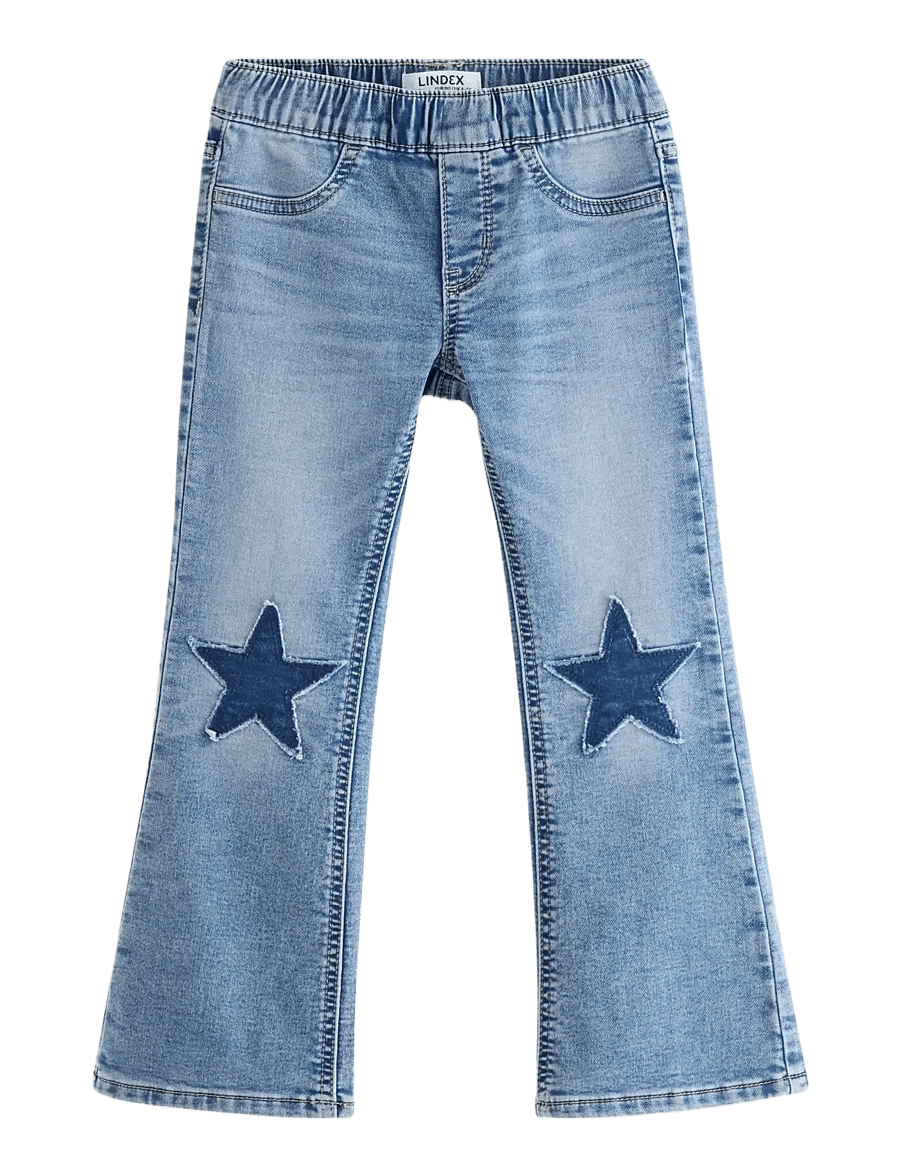 Lindex - FREJA Flared leg jeans - bootcut jeans - denim blue - 1