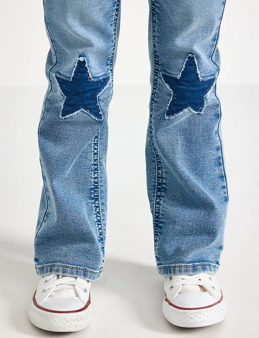 Lindex - FREJA Flared leg jeans - bootcut jeans - denim blue - 4