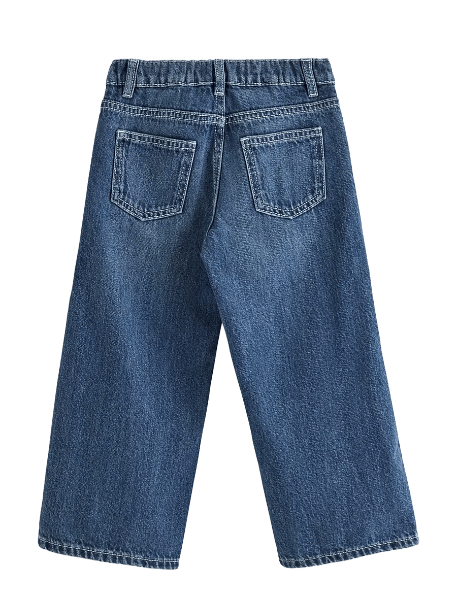 Lindex - Wide jeans with regular waist - jeans - dark denim - 2