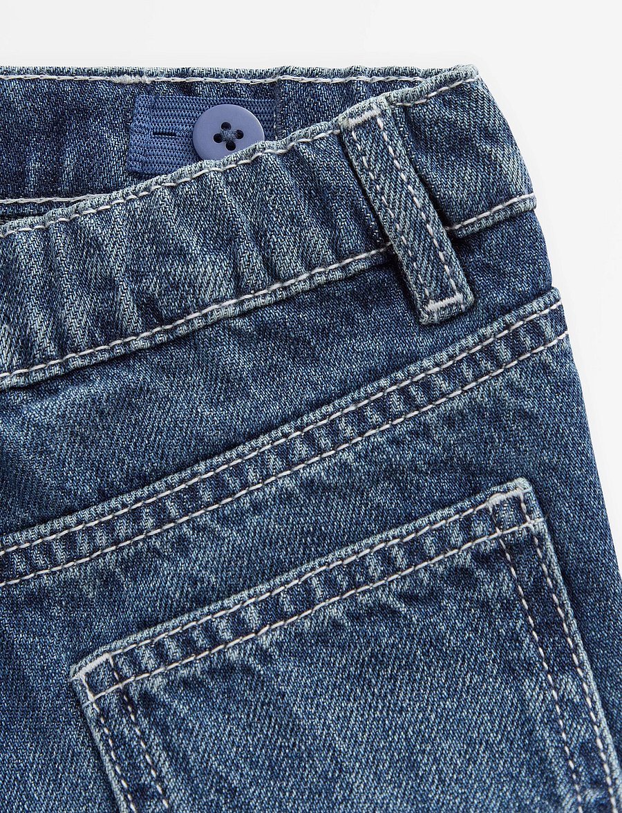 Lindex - Wide jeans with regular waist - jeans - dark denim - 5