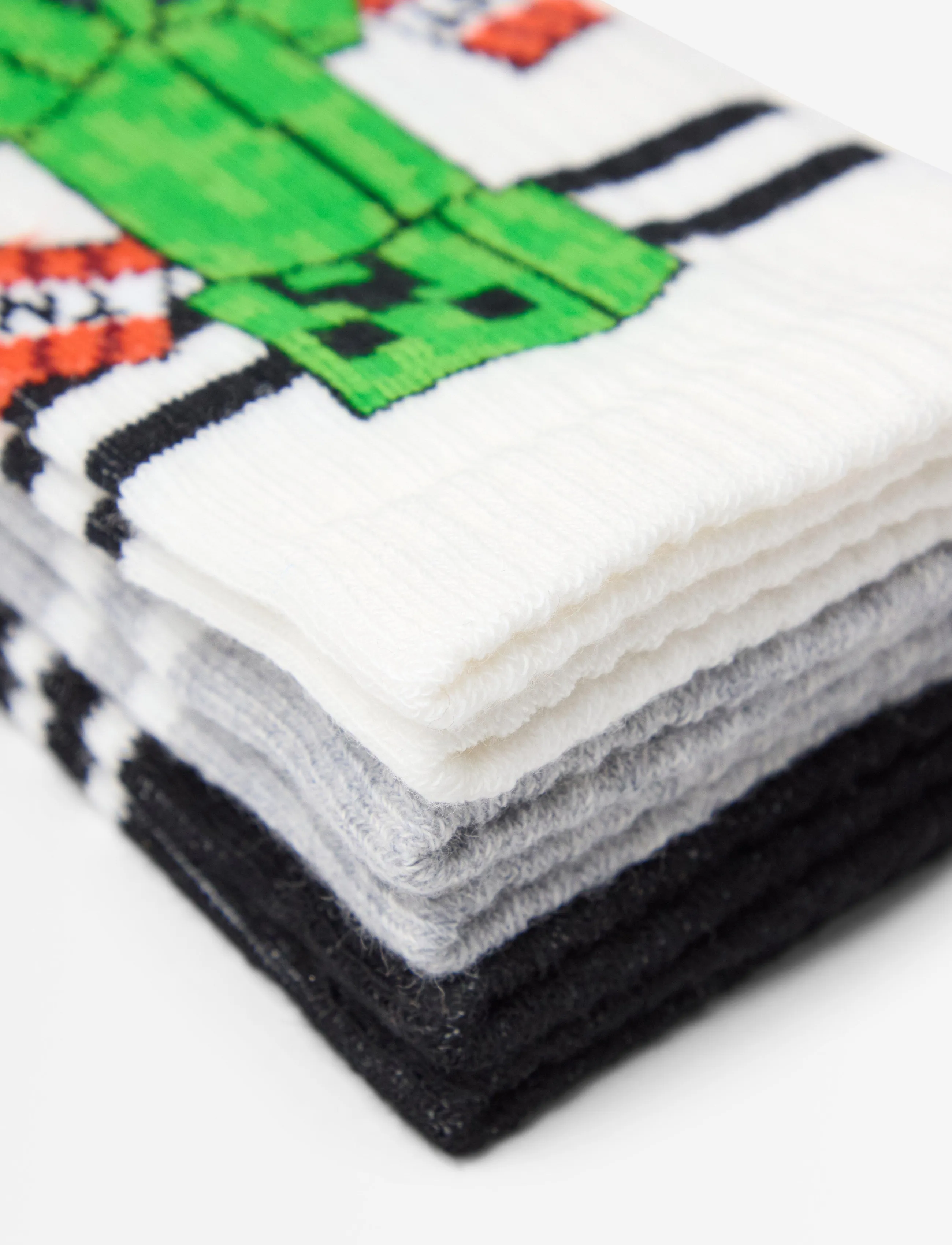 Lindex - 3-pack Minecraft socks - black - 2