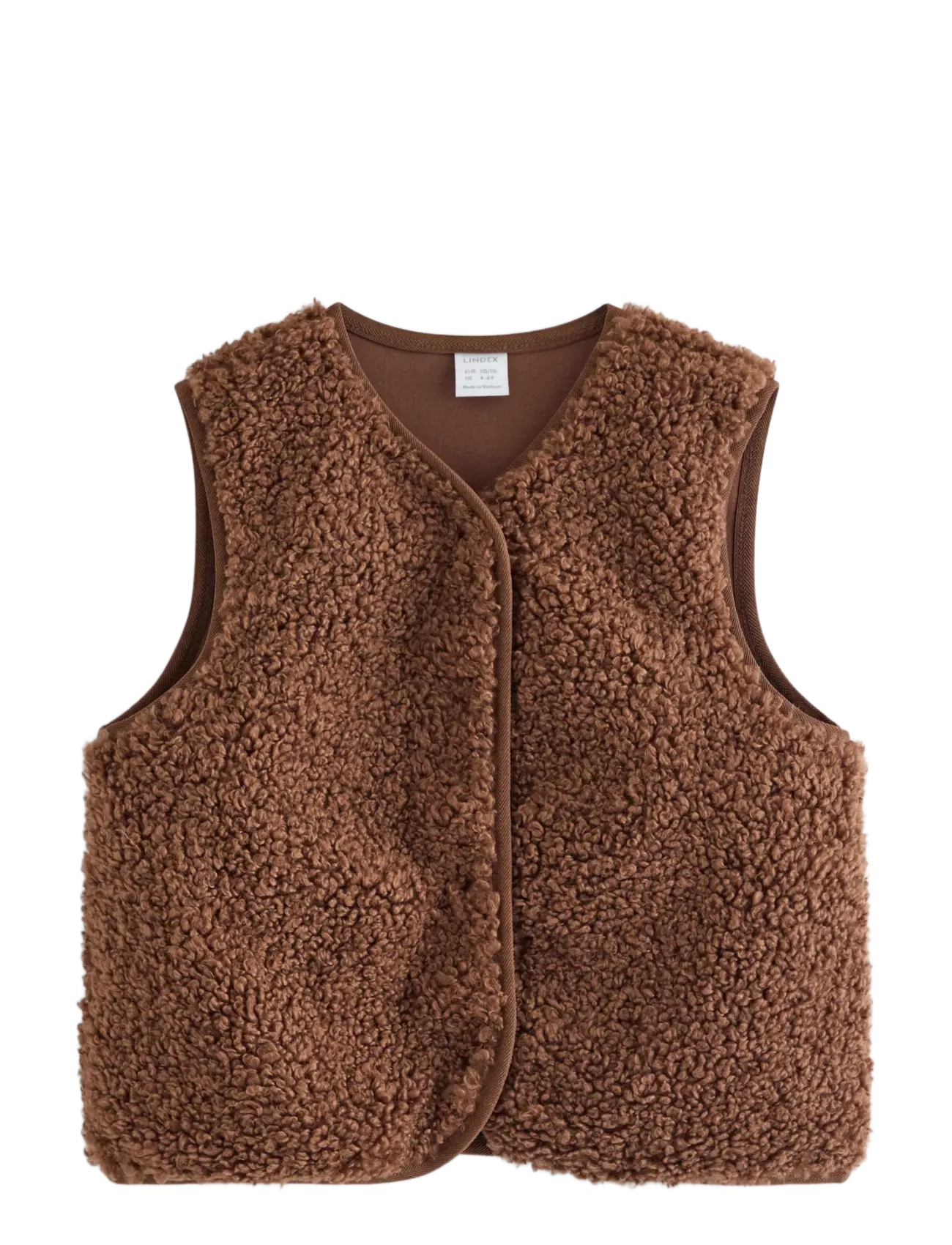 Lindex Pile vest - New Arrivals - BROWN / brown