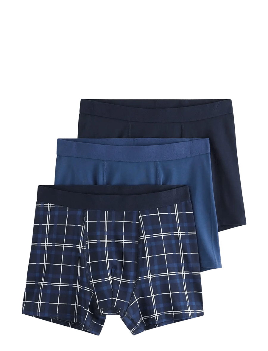 Lindex - 3-pack boxer shorts - aluspüksid - dark navy - 0