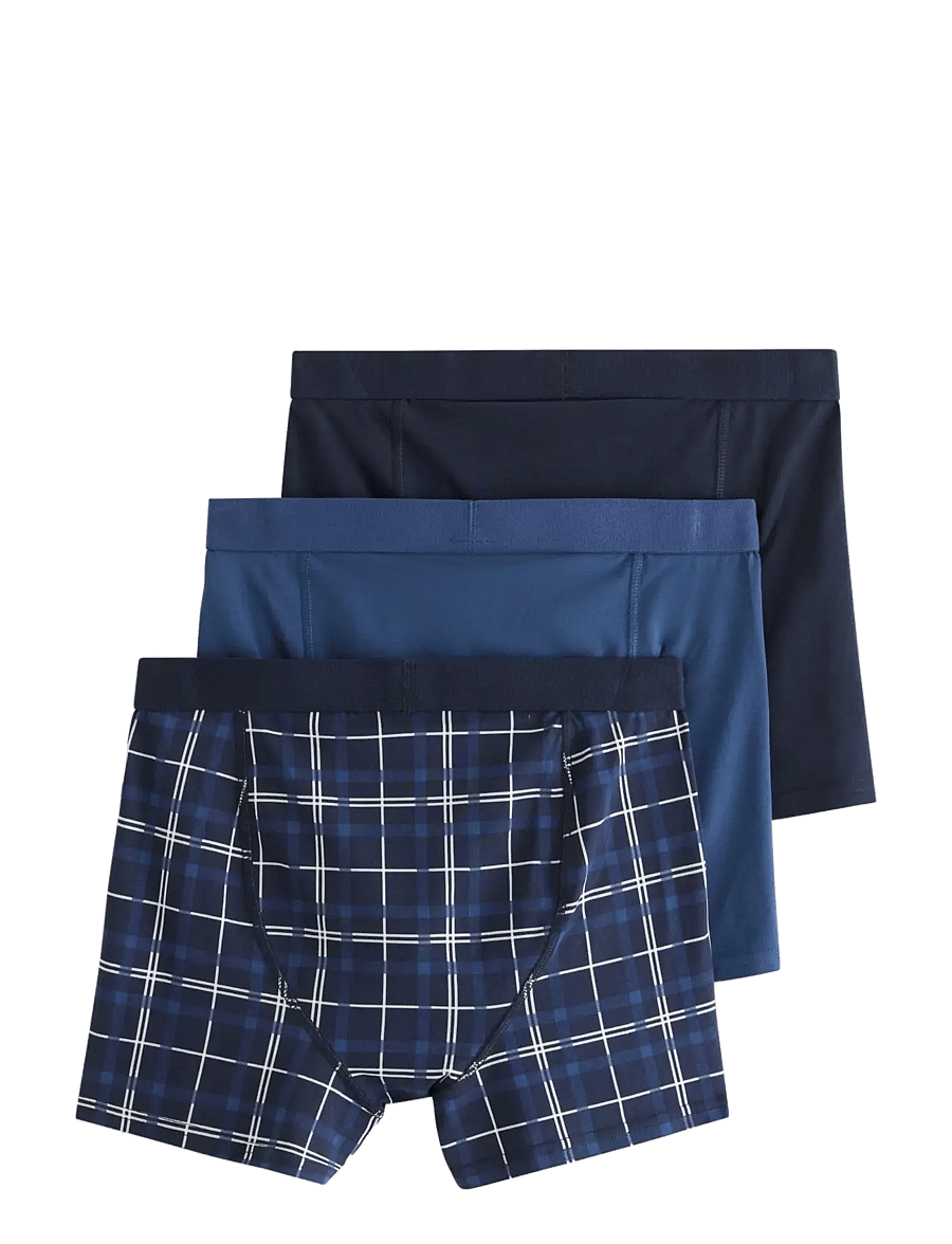 Lindex - 3-pack boxer shorts - aluspüksid - dark navy - 1