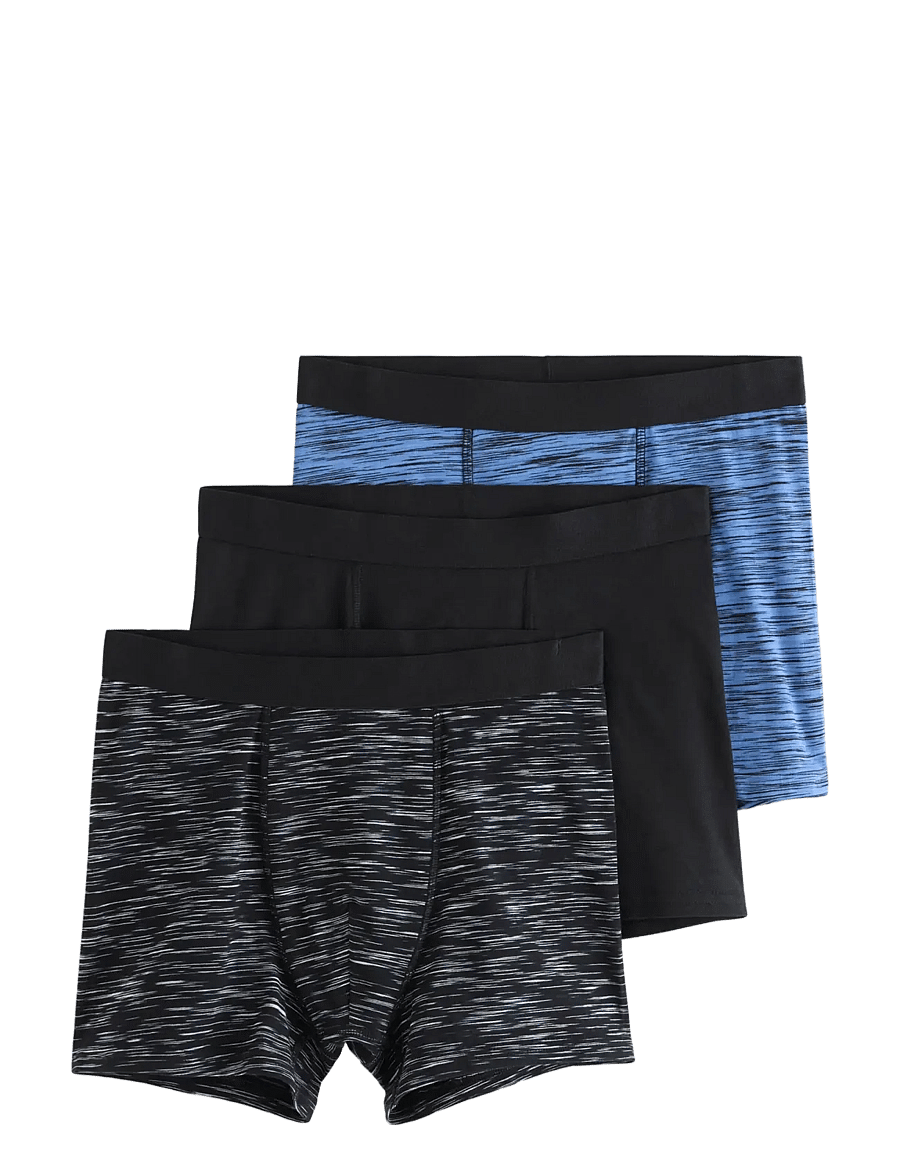 Lindex - 3-pack boxer shorts - aluspüksid - black - 0