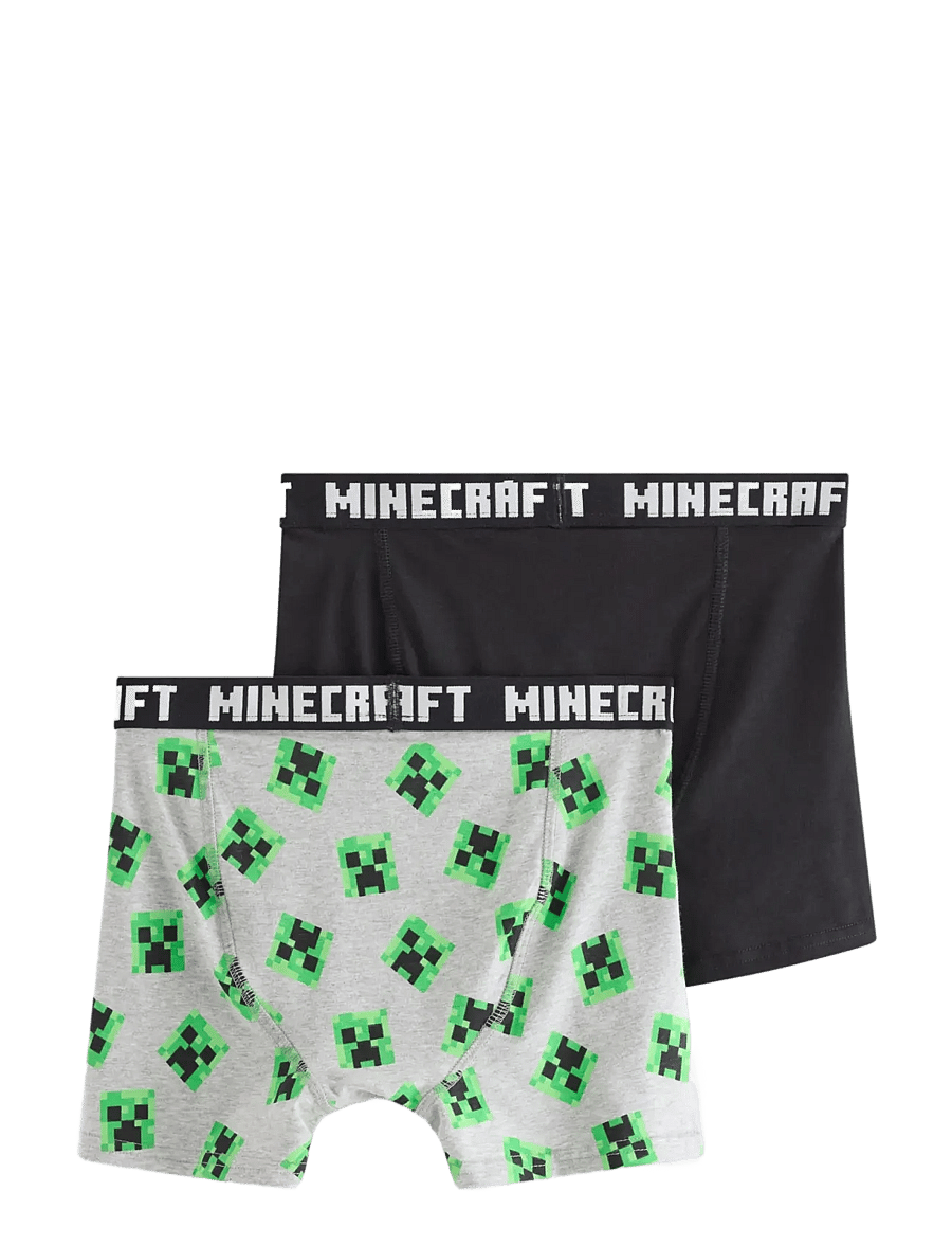 Lindex - 2-pack Minecraft boxer shorts - black - 1
