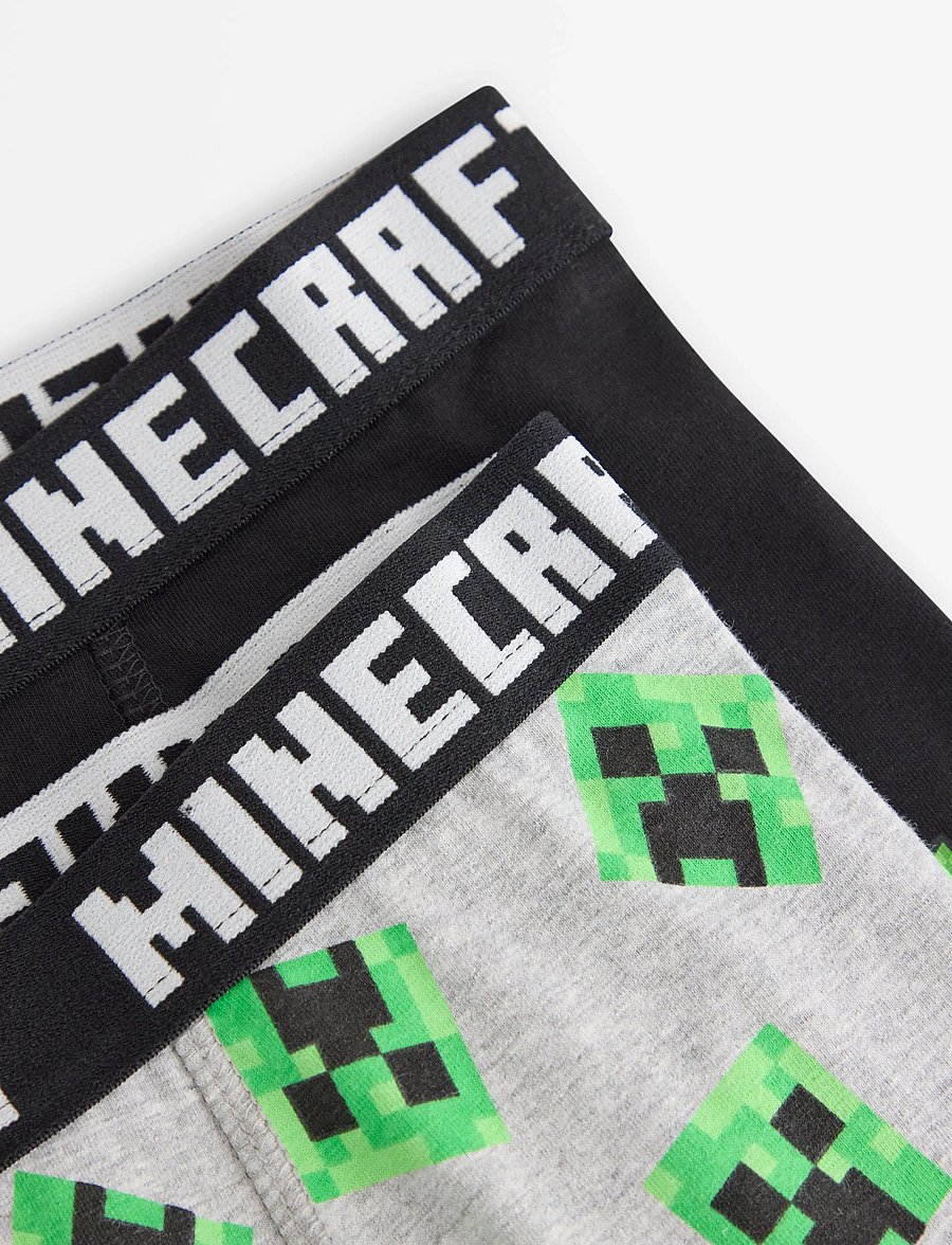 Lindex - 2-pack Minecraft boxer shorts - black - 2