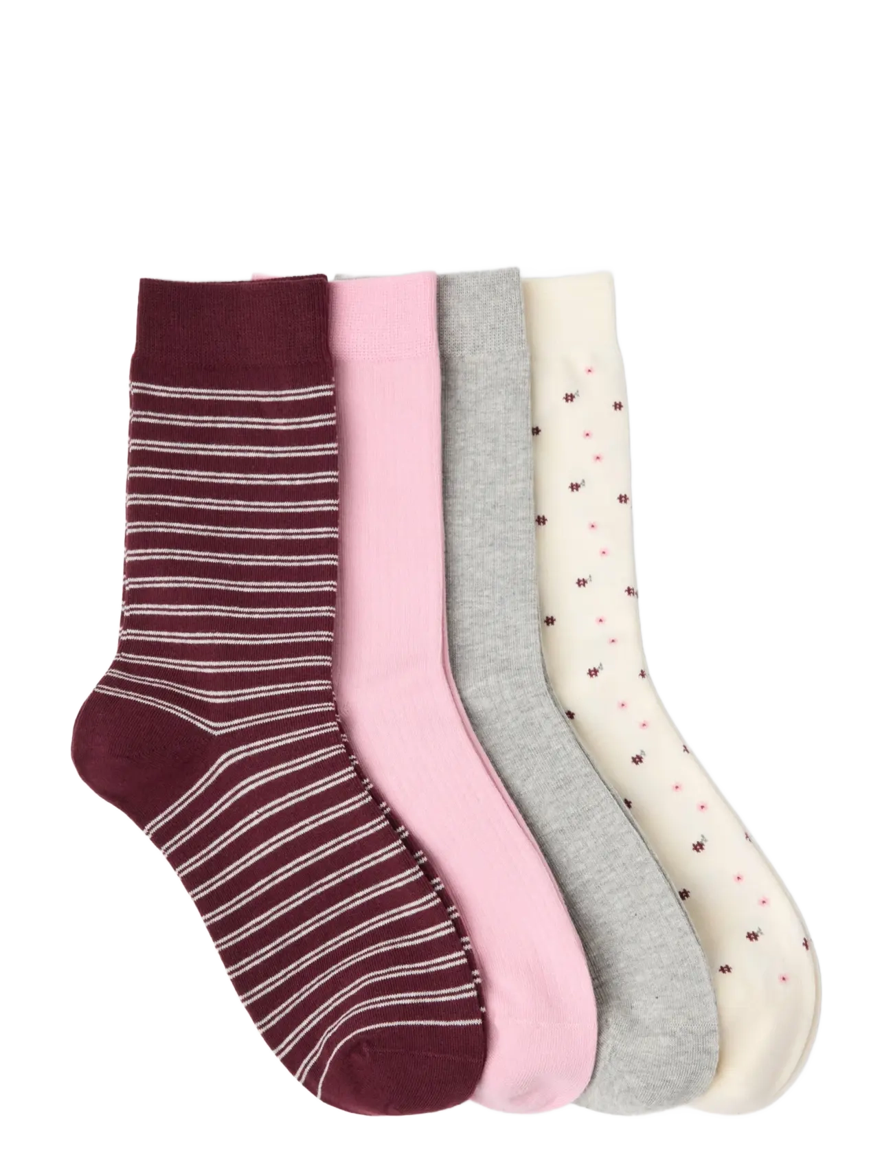 Lindex - 4-pack socks - light beige - 1