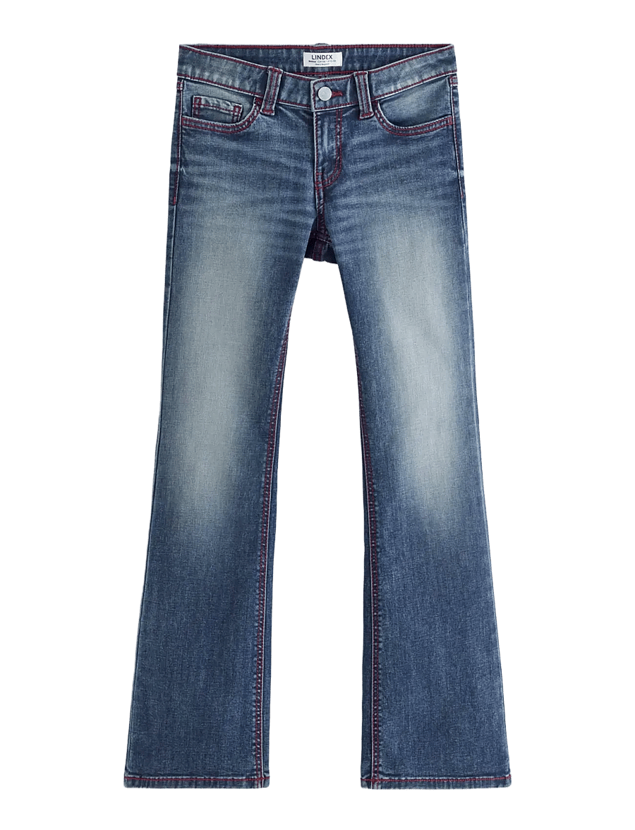 Lindex - Bootcut jeans with low waist - alt laienevad teksad - dark denim - 1