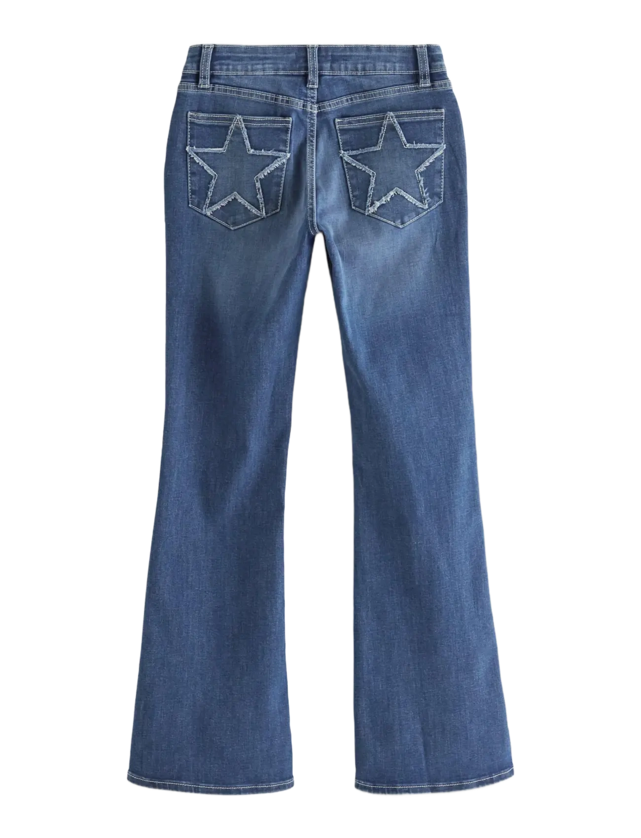 Lindex - FREJA Flared leg jeans with decorated back pockets - bootcut jeans - denim blue - 2