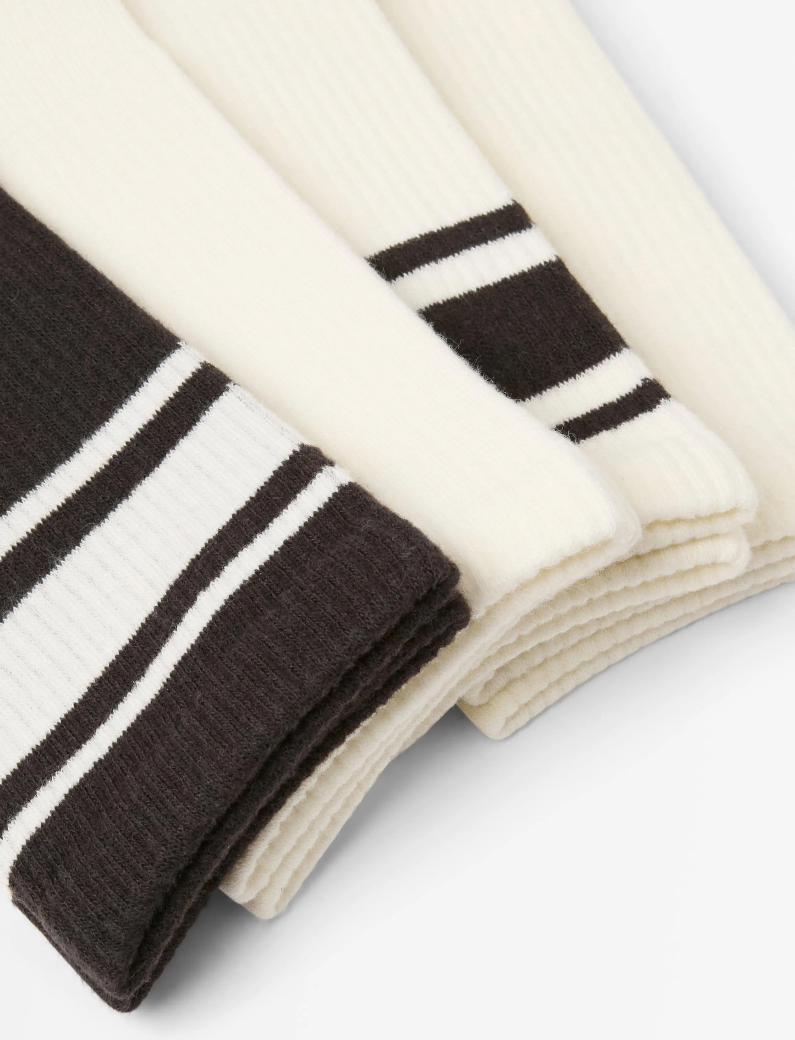 Lindex - 4-pack sporty socks - regular socks - dark brown - 2