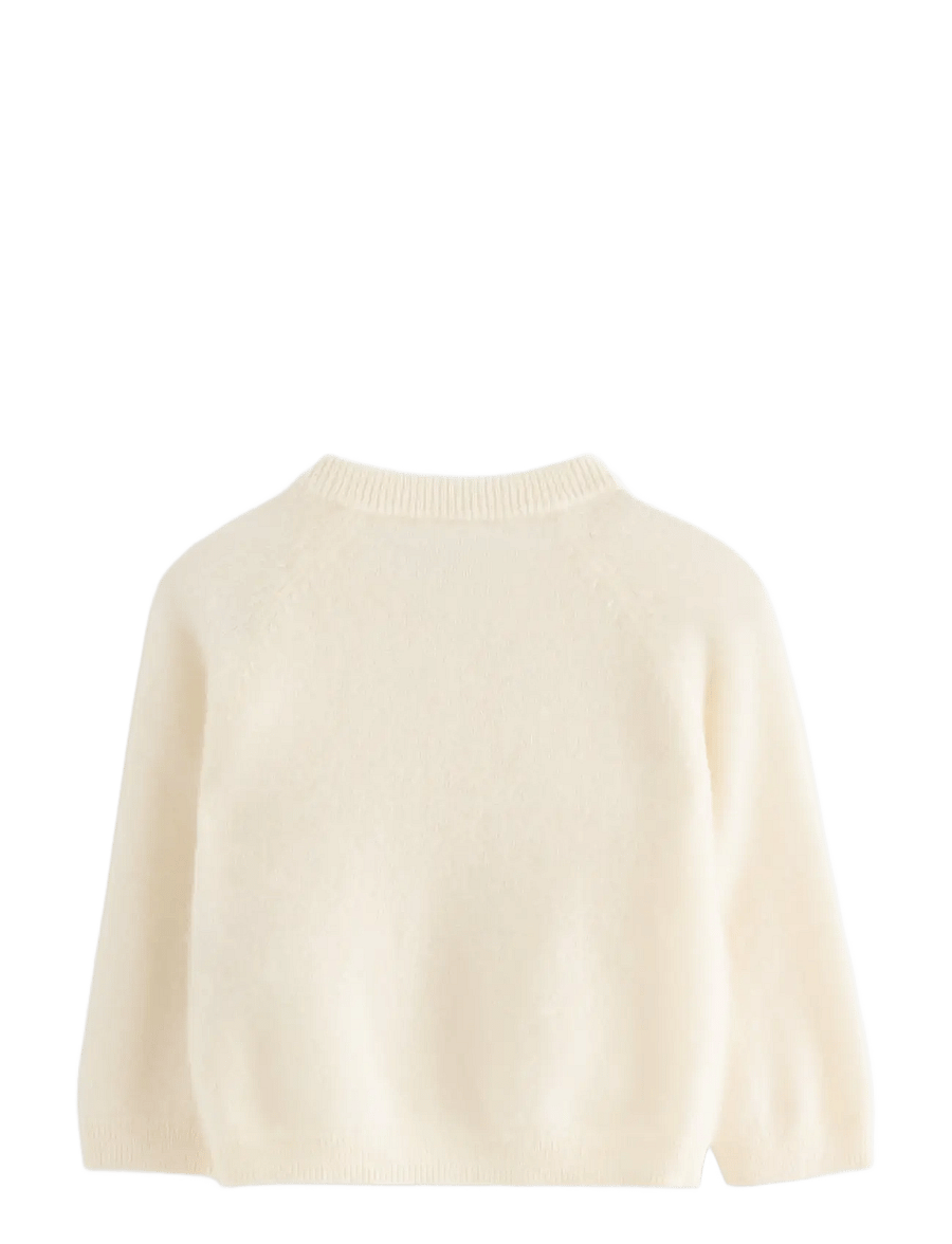 Lindex - Fine-knit cardigan in cashmere - cardigans - off white - 1