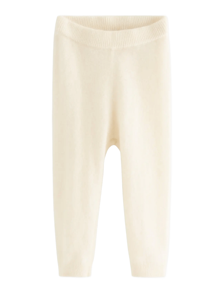 Lindex - Leggings in cashmere - leggings - off white - 0
