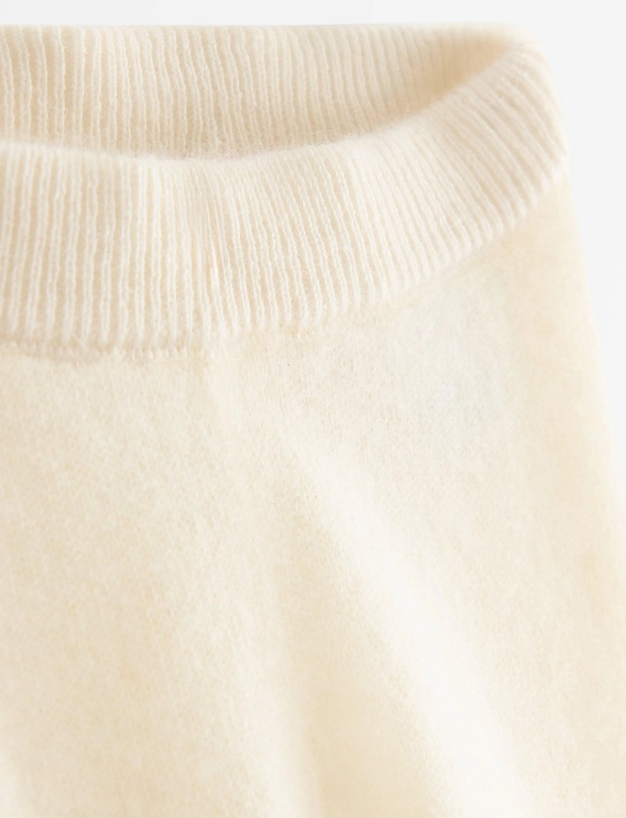Lindex - Leggings in cashmere - leggings - off white - 2