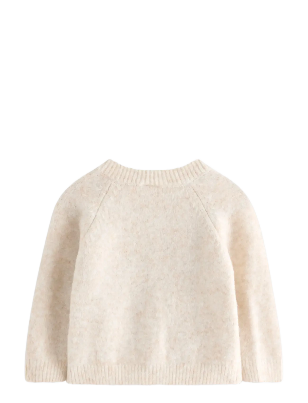 Lindex - Cardigan with embroidery - koftor - light beige melange - 1