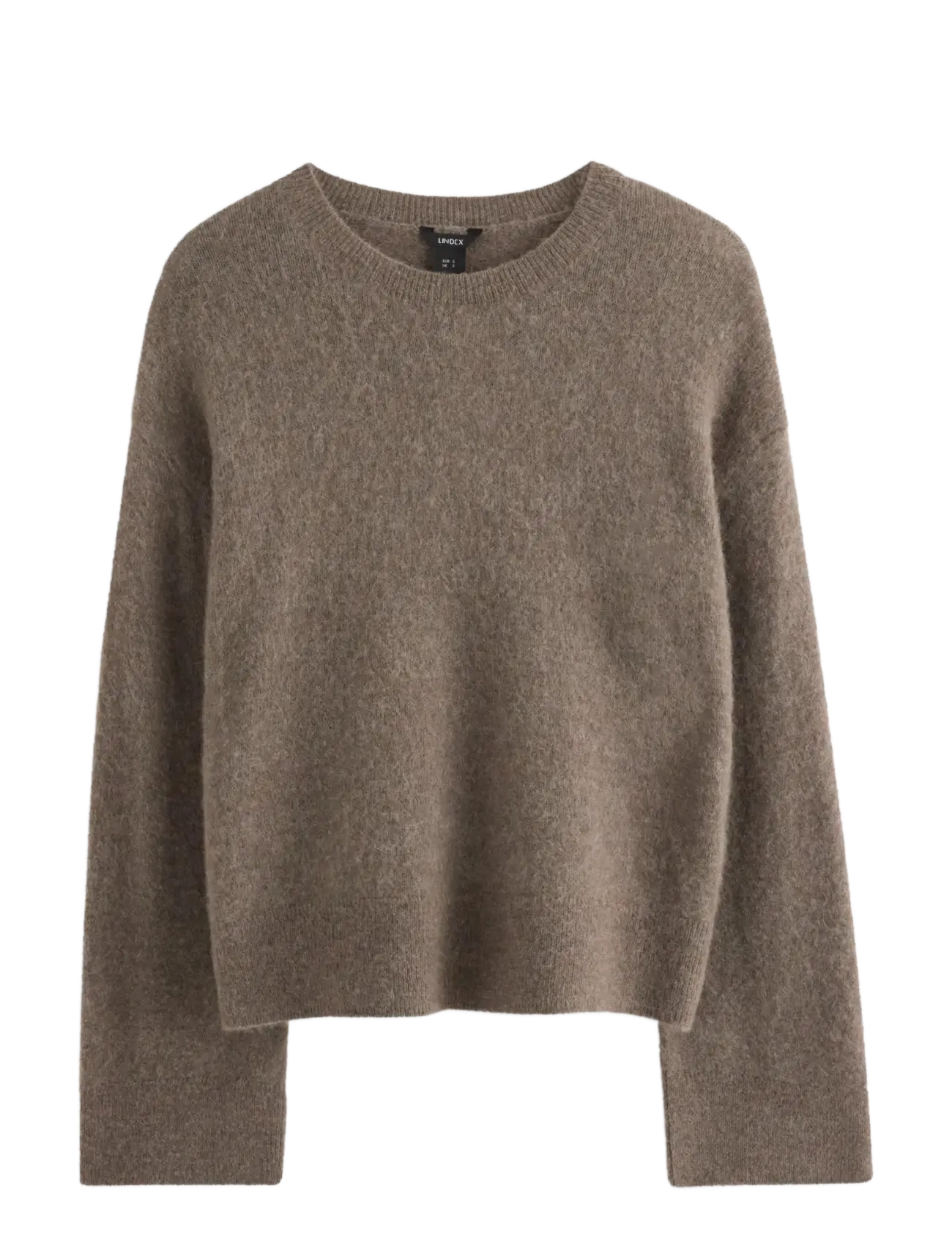 Lindex Knitted jumper in wool blend - Pullover - LIGHT DUSTY BROWN / brown