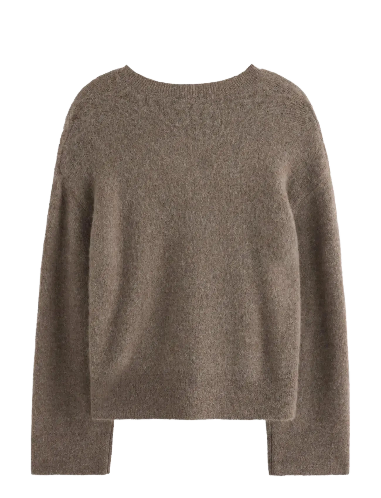 Lindex - Knitted jumper in wool blend - pullover - light dusty brown - 2