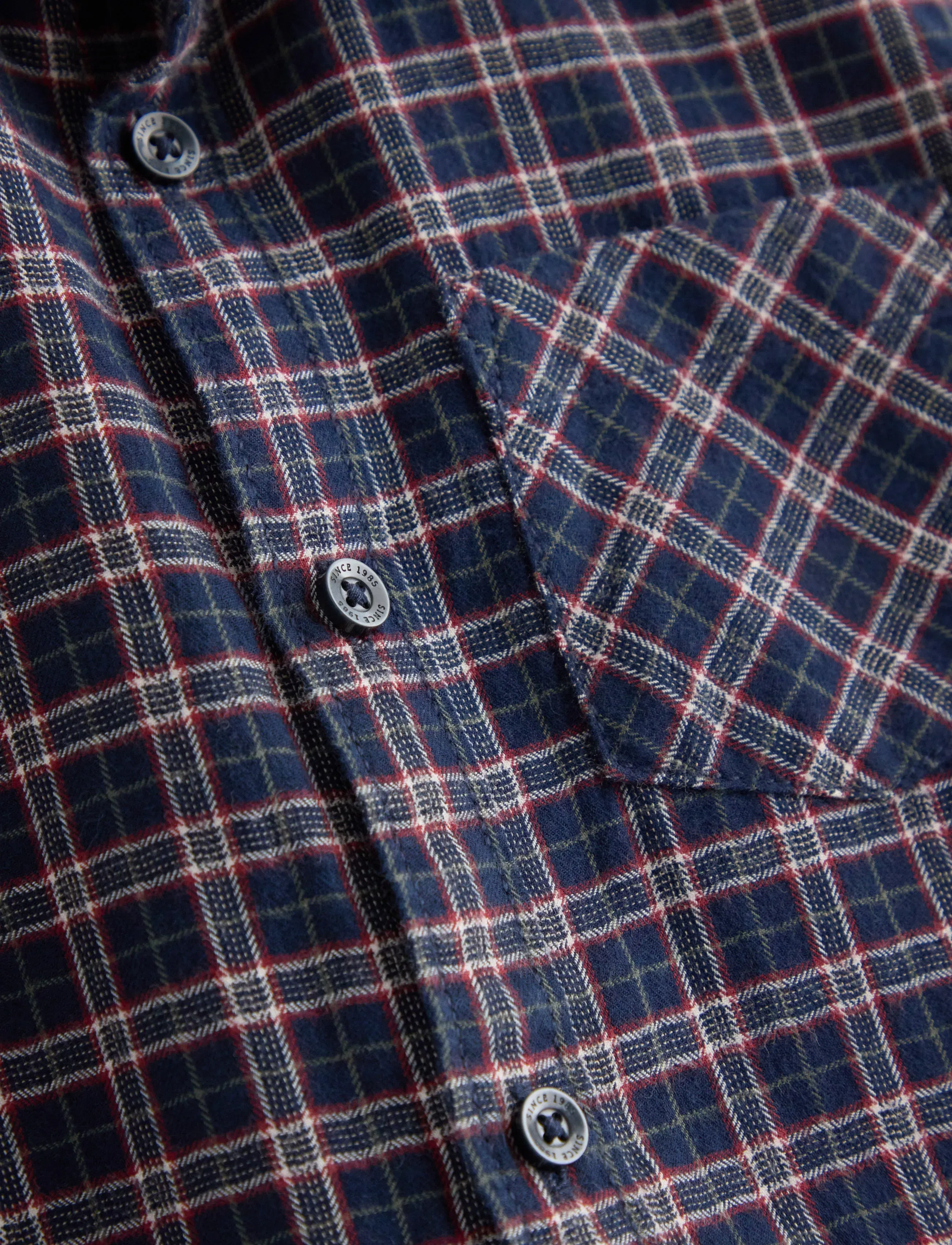 Lindex - Checked shirt - pikkade varrukatega särgid - navy - 2