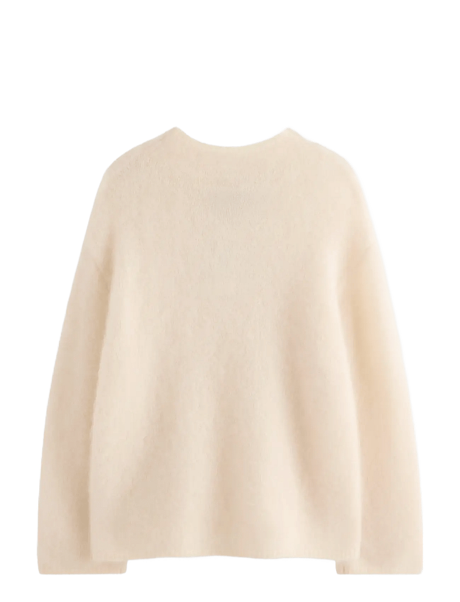 Lindex - Knitted jumper in wool blend - pullover - off white - 2