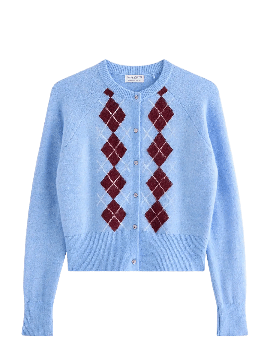 Lindex - Fine-knit cardigan - strickjacken - lt dusty blue - 1