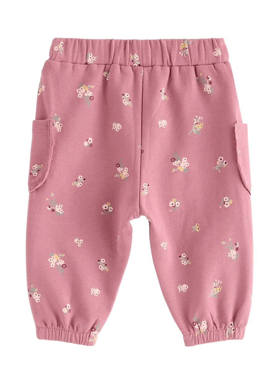 Lindex - Joggers with side pockets - mjukisbyxor - dusty pink - 1