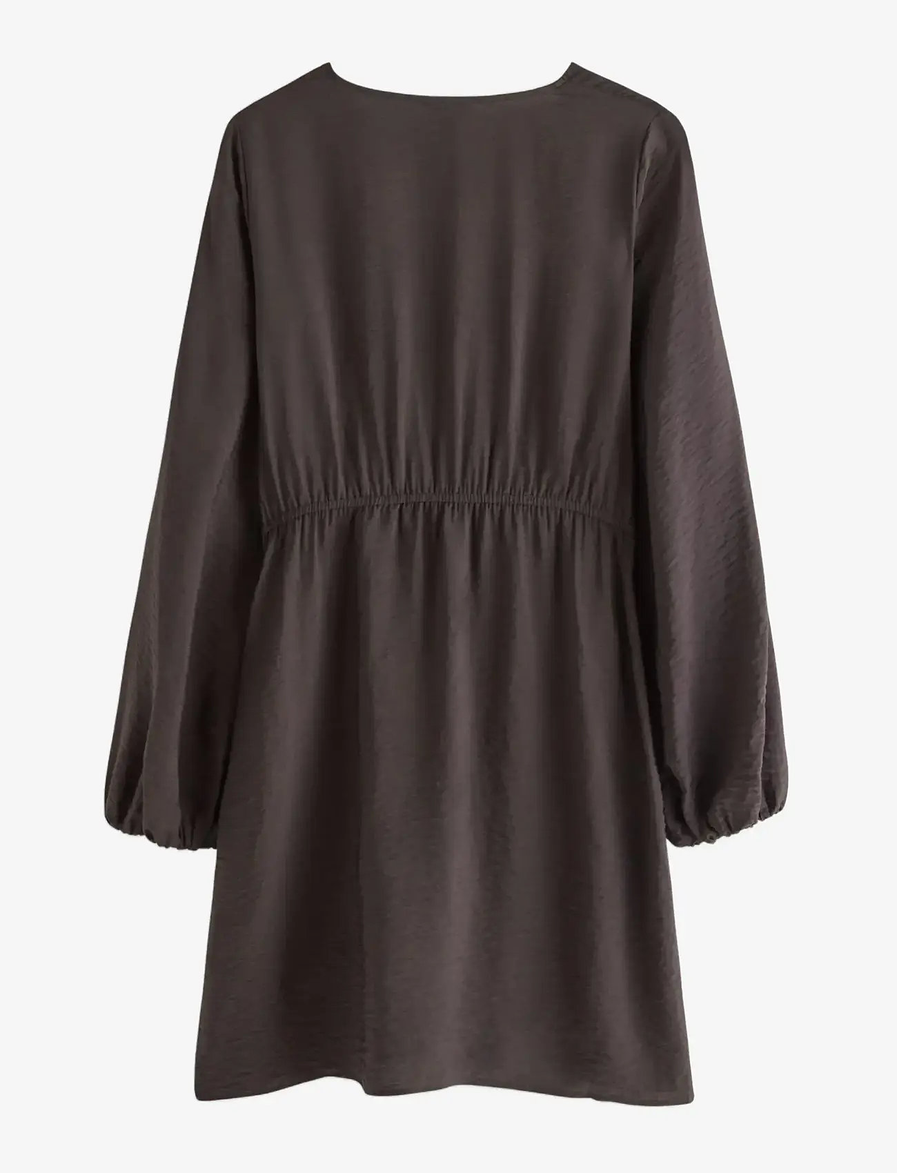 Lindex - Long-sleeved mini dress - kurze kleider - dark brown - 2