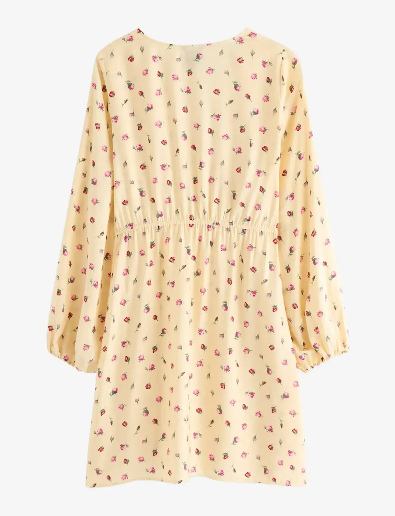 Lindex - Long-sleeved mini dress - korte kjoler - light yellow - 2