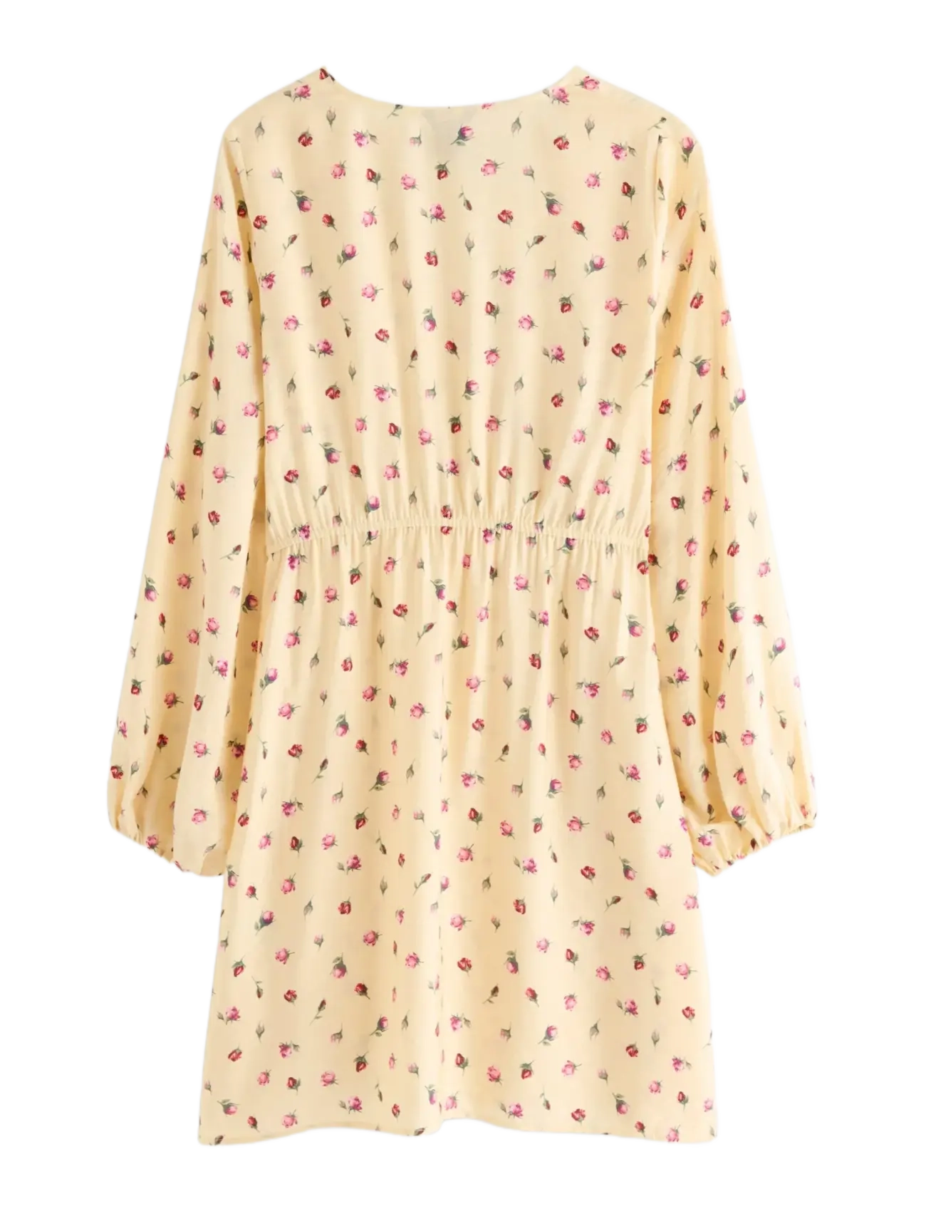 Lindex - Long-sleeved mini dress - kurze kleider - light yellow - 2