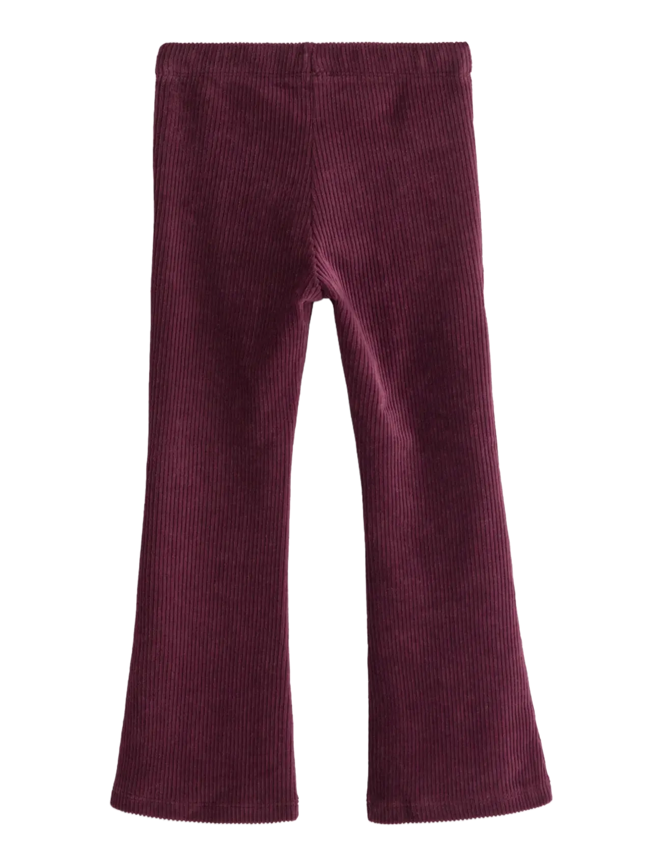 Lindex - Flared leggings in corduroy - leggings - dark lilac - 1