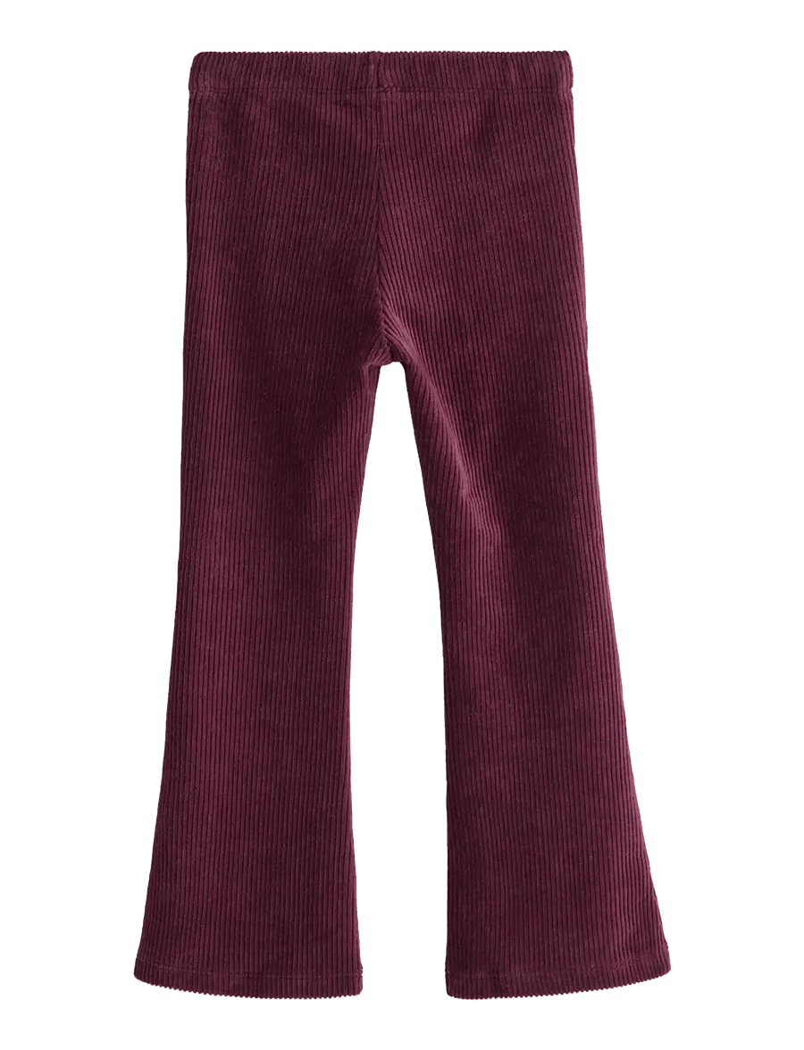 Lindex - Flared leggings in corduroy - retuusid - dark lilac - 1