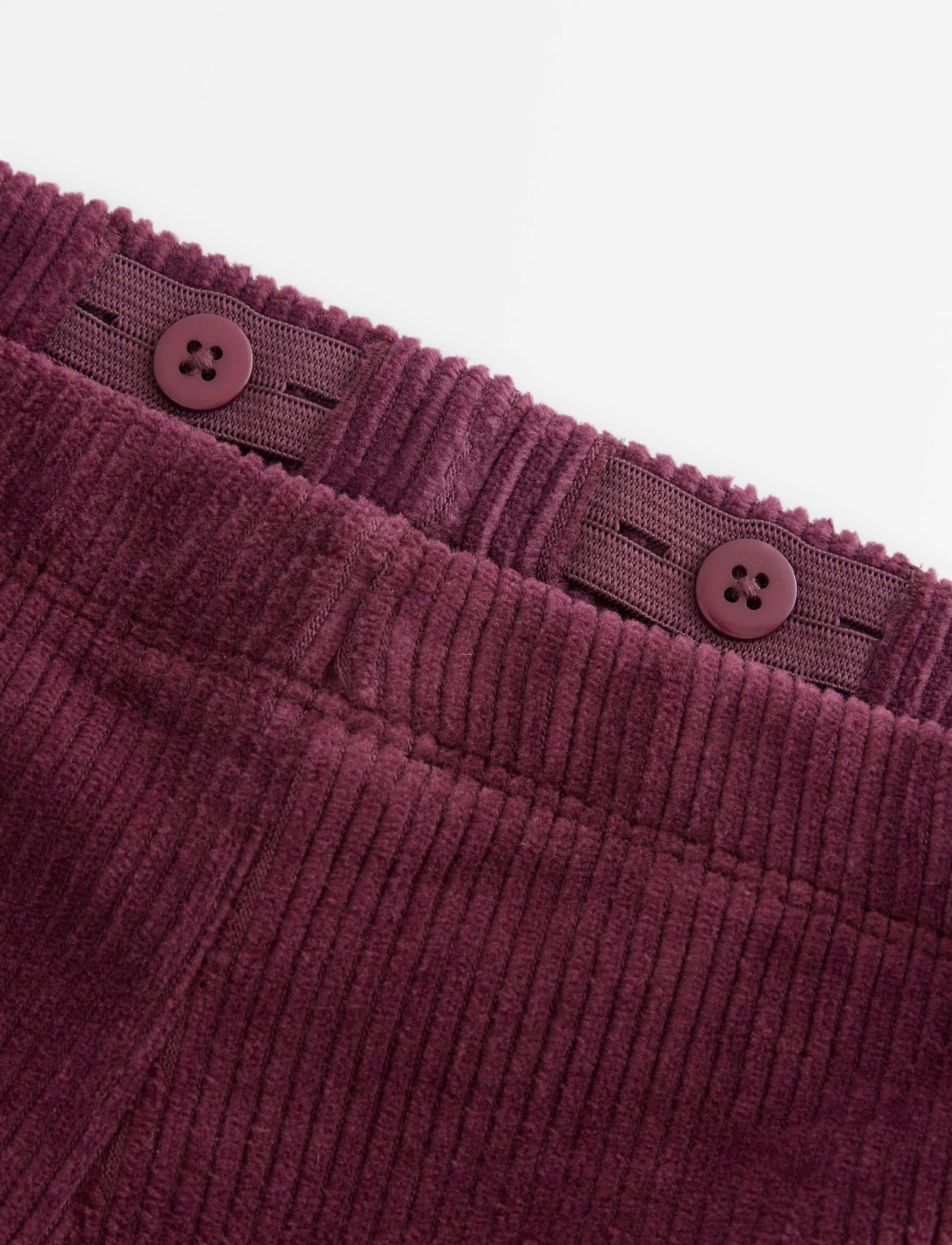 Lindex - Flared leggings in corduroy - leggings - dark lilac - 2