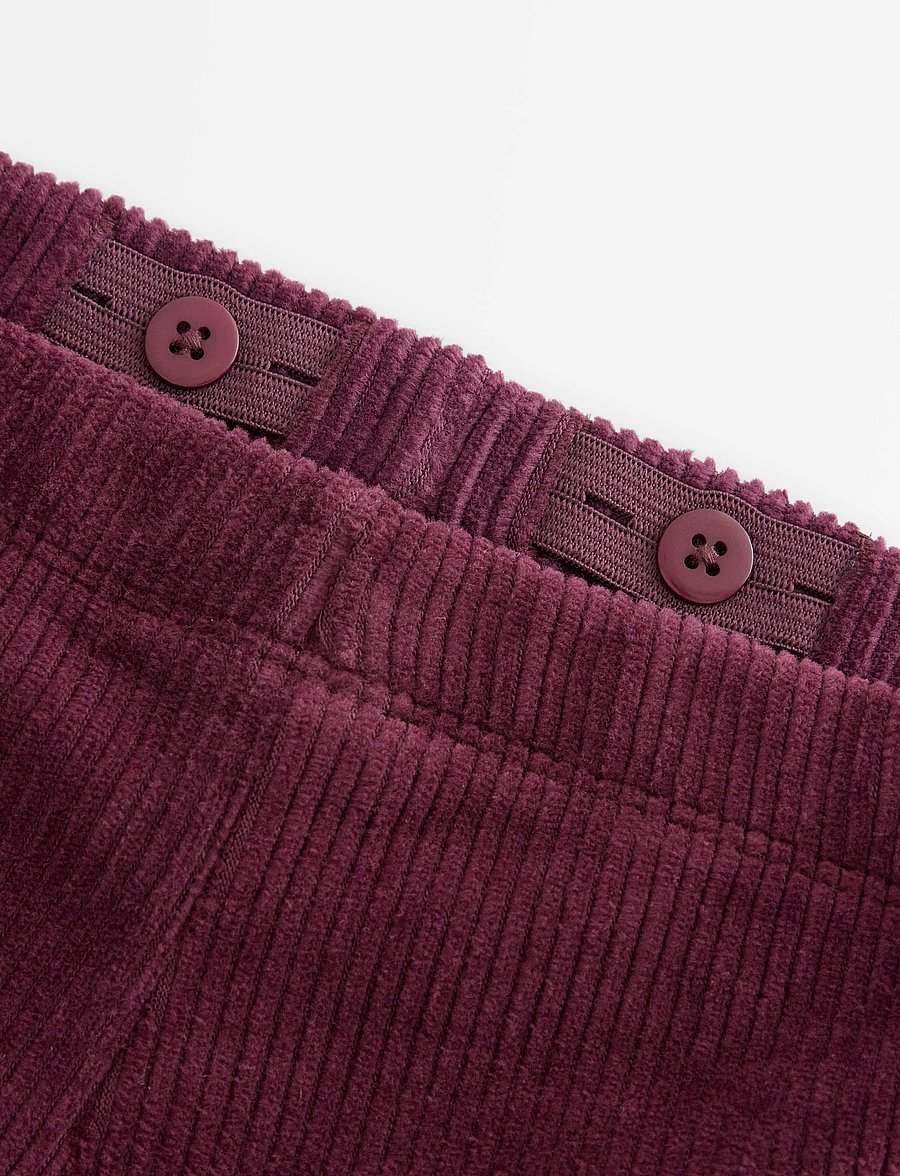 Lindex - Flared leggings in corduroy - retuusid - dark lilac - 2