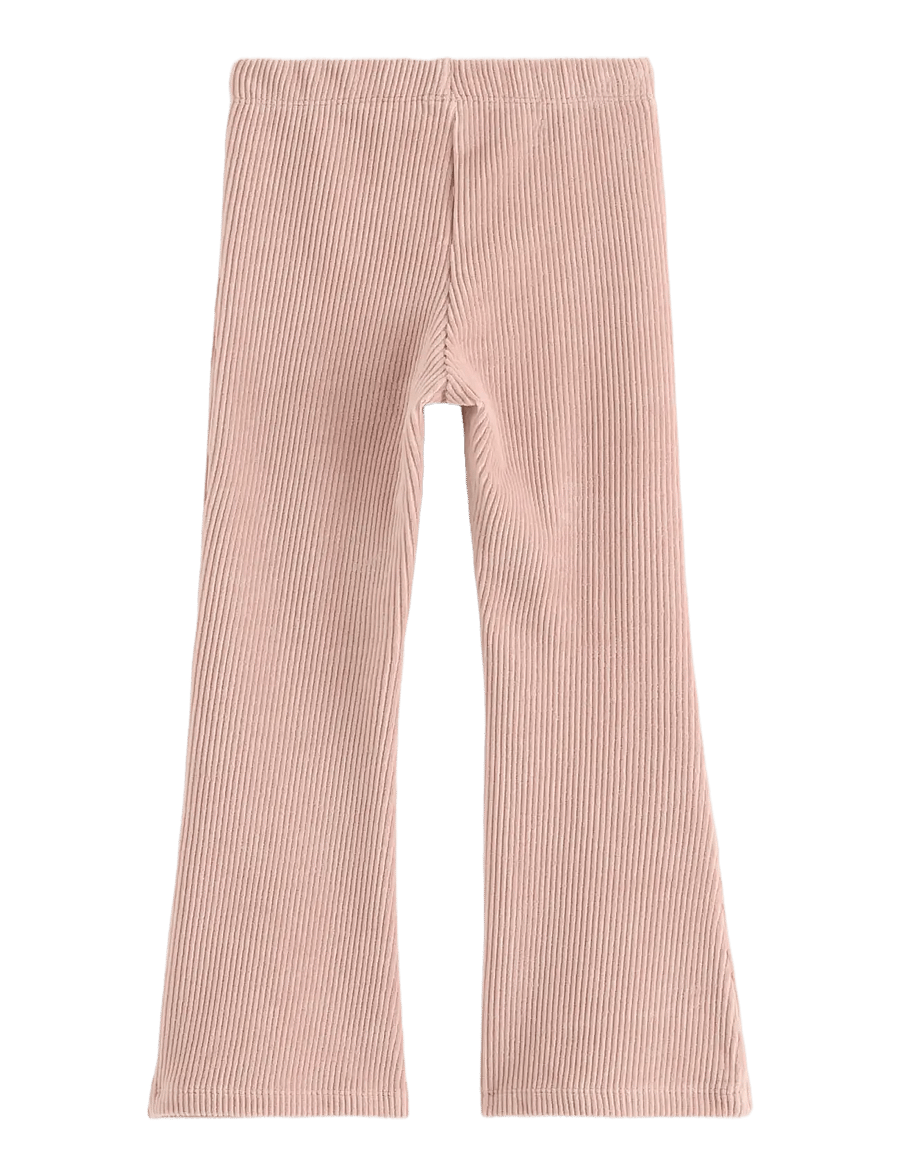Lindex - Flared leggings in corduroy - retuusid - light dusty pink - 1