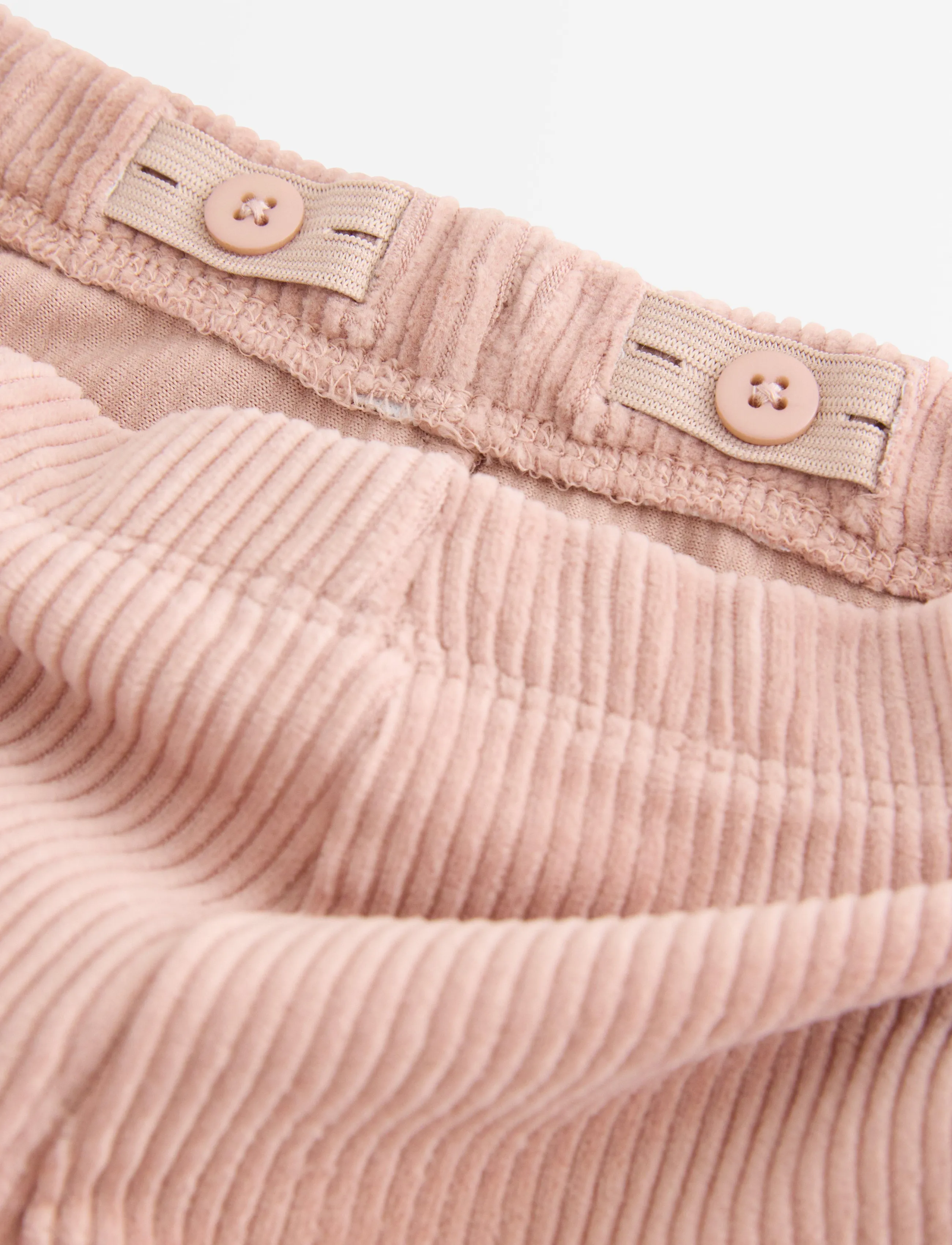 Lindex - Flared leggings in corduroy - retuusid - light dusty pink - 2