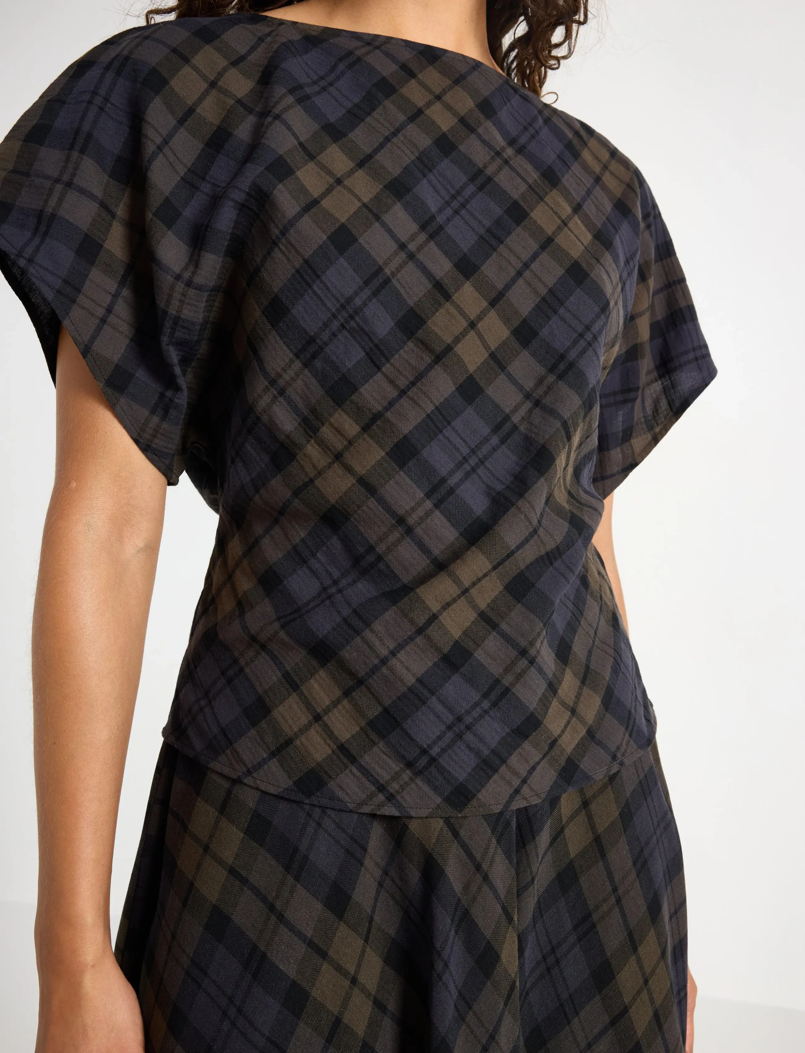 Lindex - Short-sleeved top - brown - 4