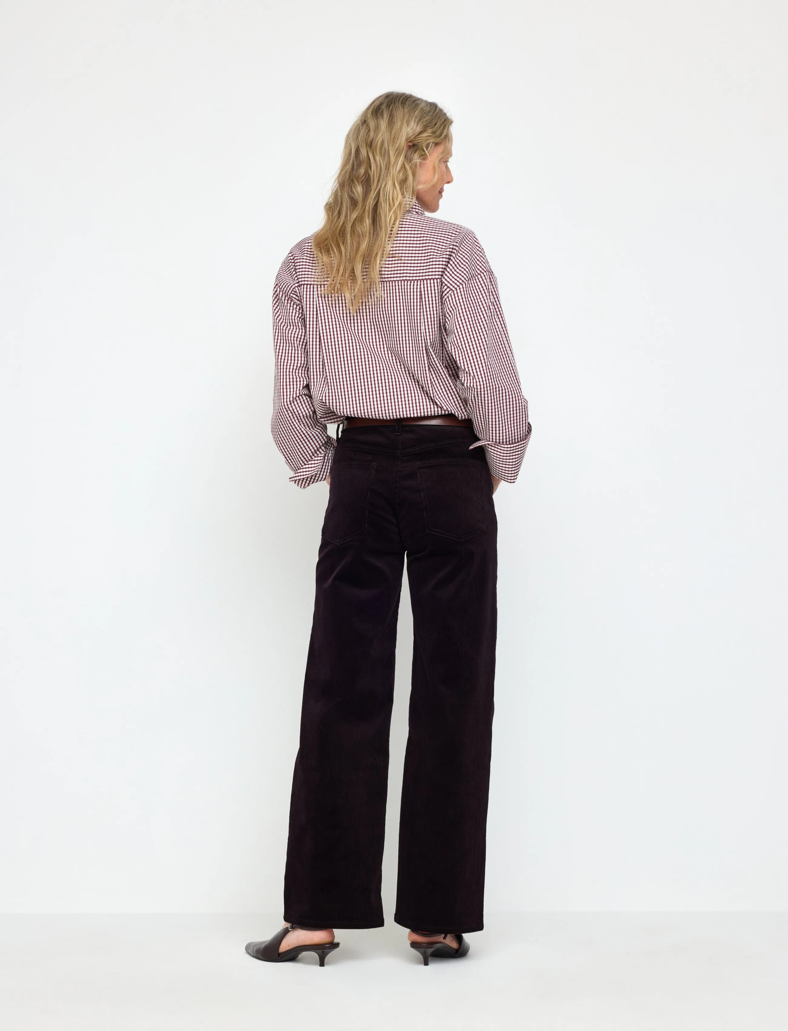 Lindex Straight Trousers In Corduroy chinos dam – bild 2