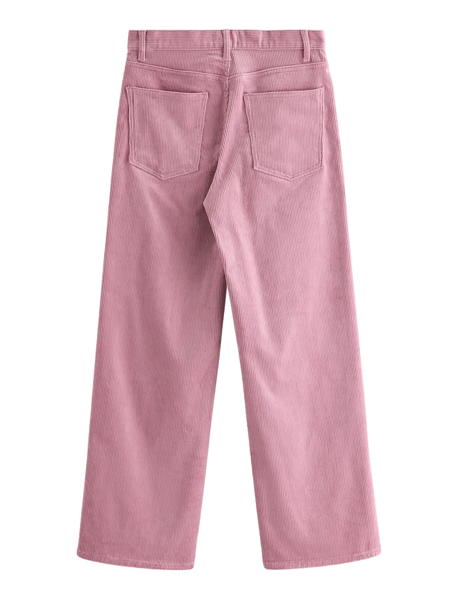 Lindex - Straight trousers in corduroy - bukser med lige ben - light dusty pink - 2