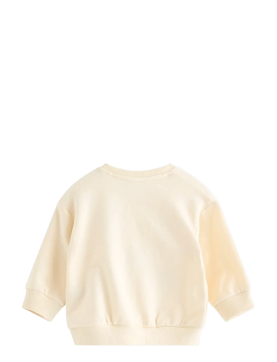 Lindex - Sweatshirt with brushed inside - white - 1