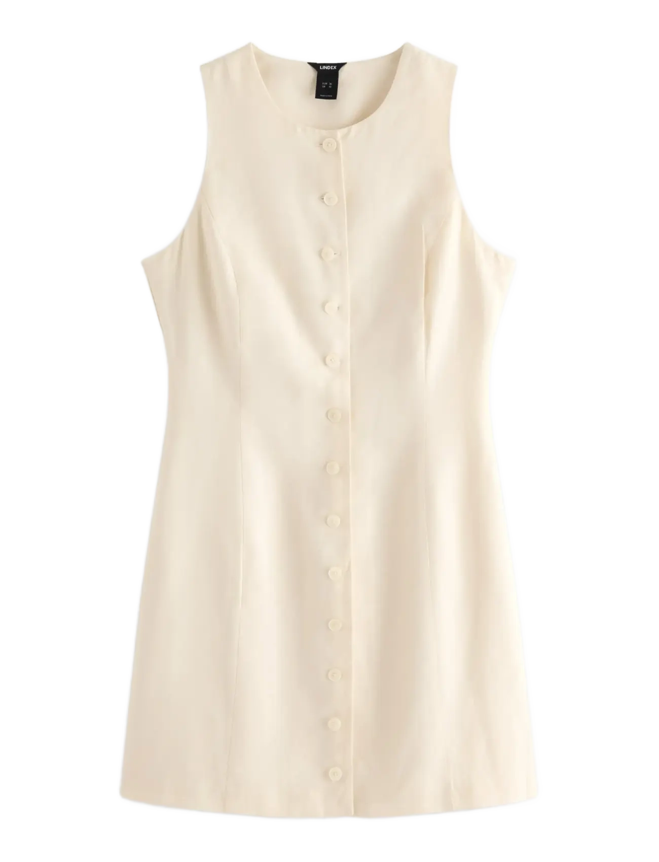 LINDEX Ärmellos Minidress Beige - 40 - Damen