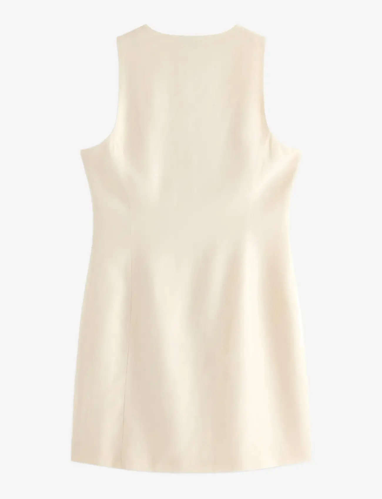 Lindex - Sleeveless minidress - korte kjoler - light beige - 2