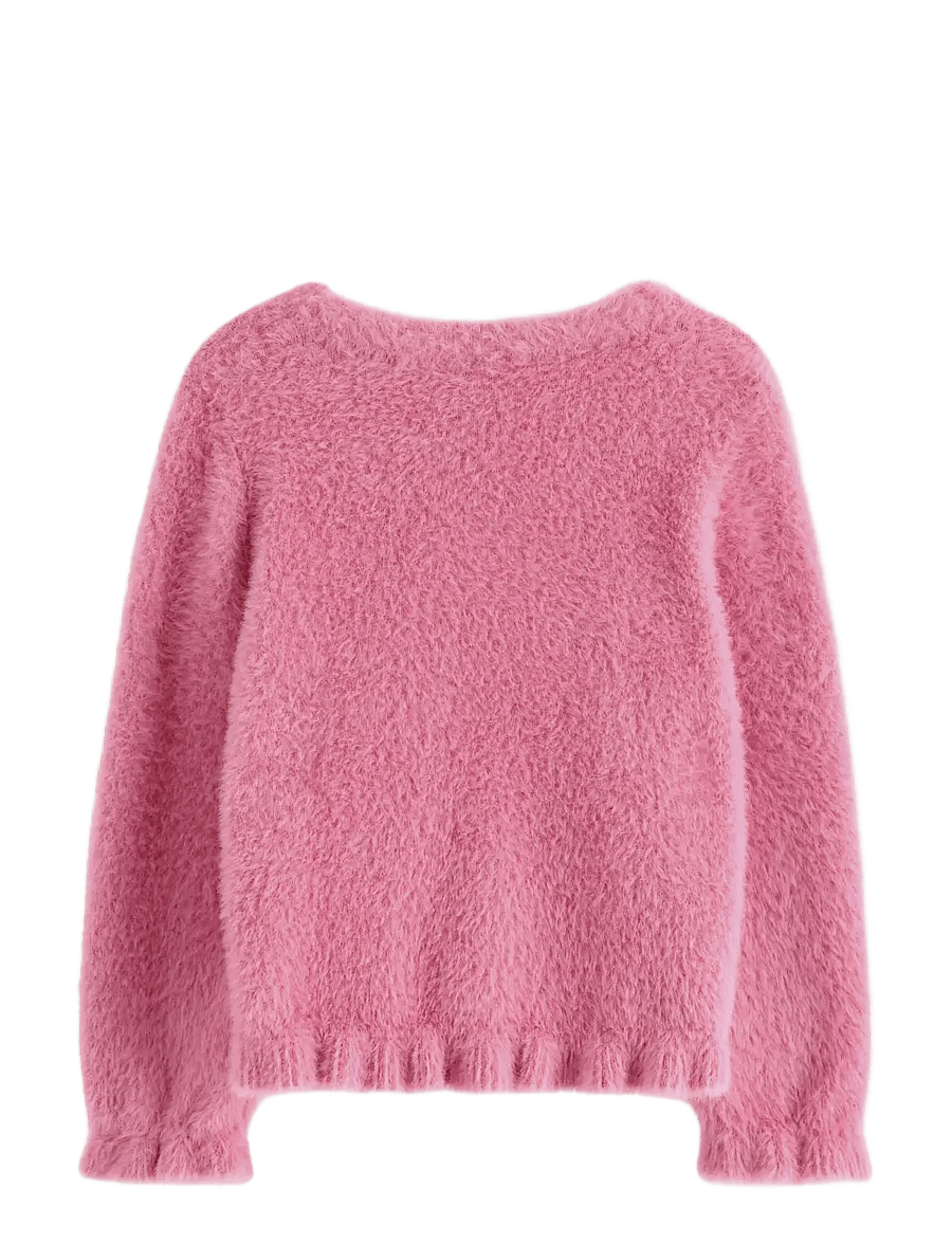 Lindex - Cardigan in feather yarn - koftor - pink - 1