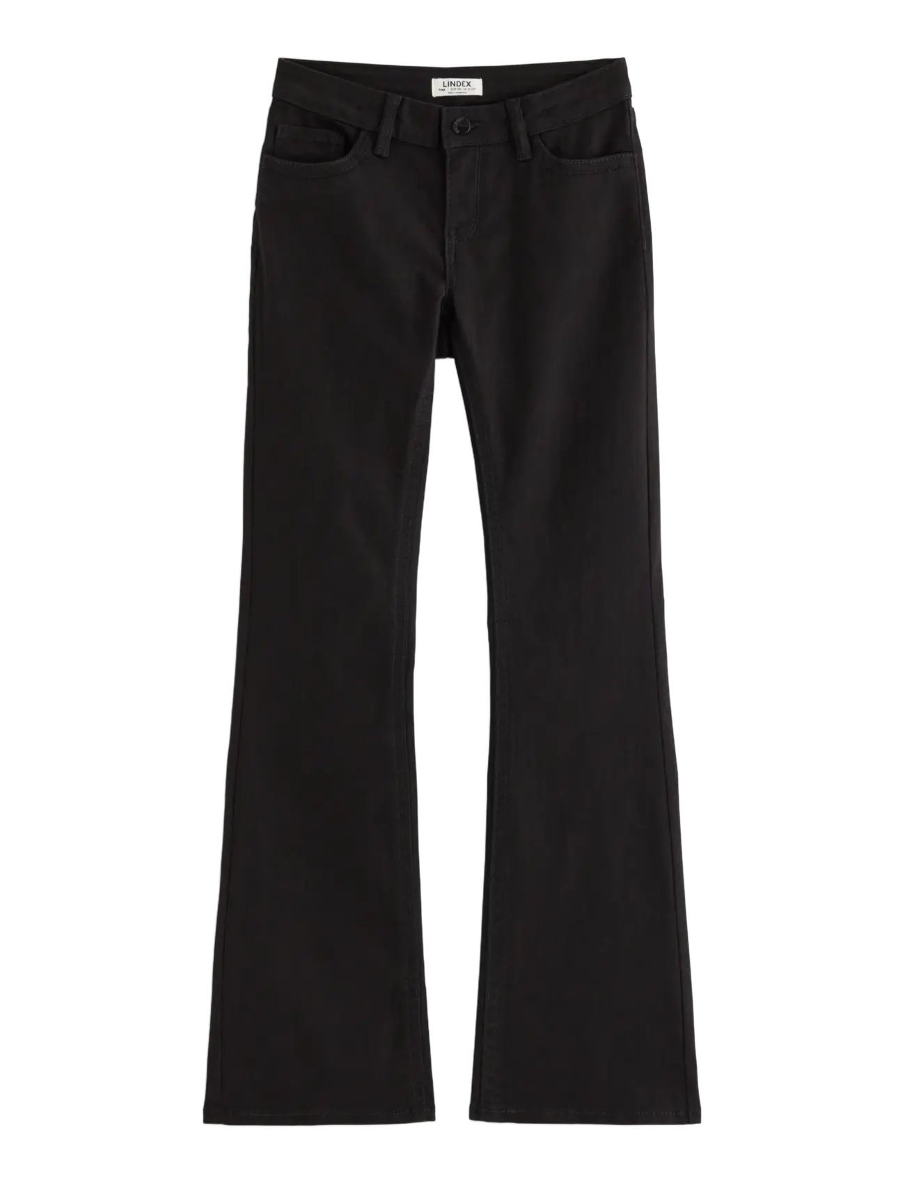 Lindex FREJA Flared leg jeans with longer leg - Hosen - BLACK / black