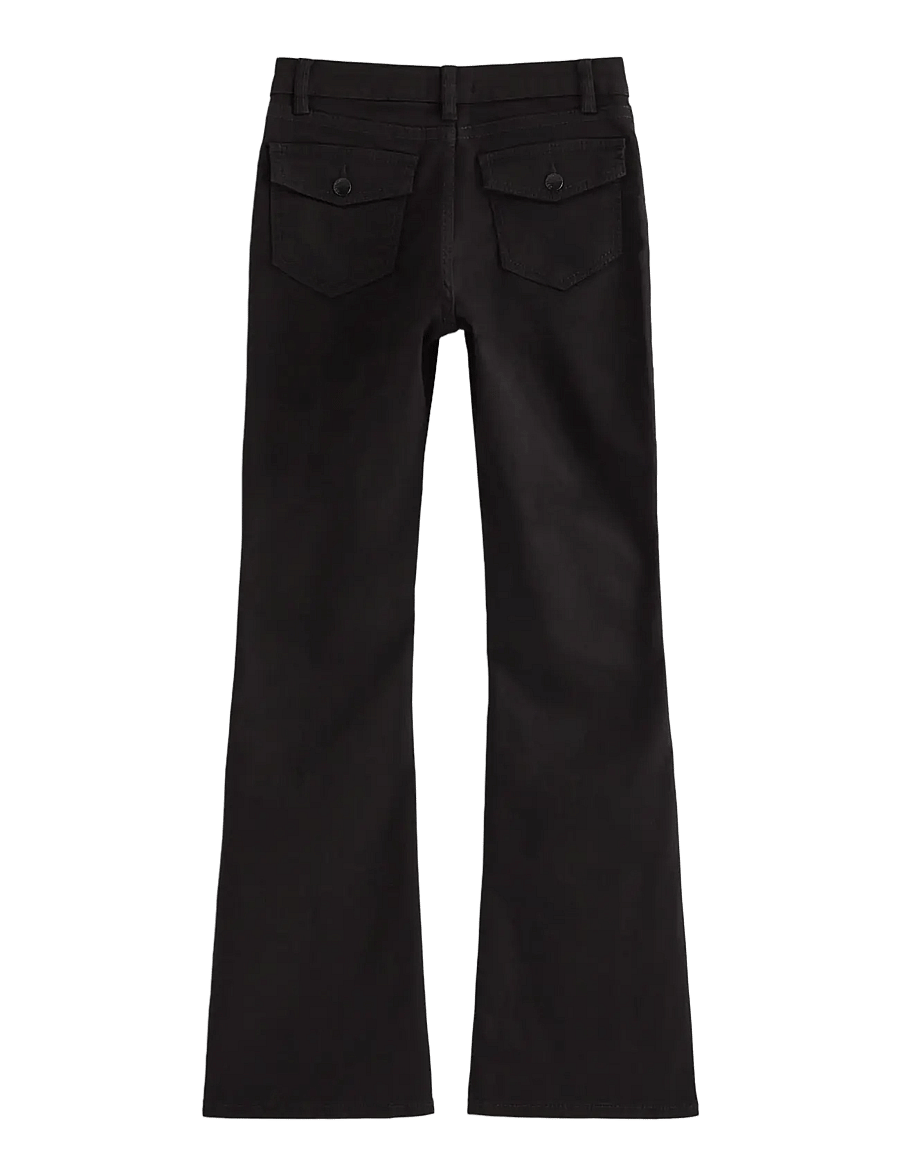Lindex - FREJA Flared leg jeans with longer leg - alt laienevad teksad - black - 1
