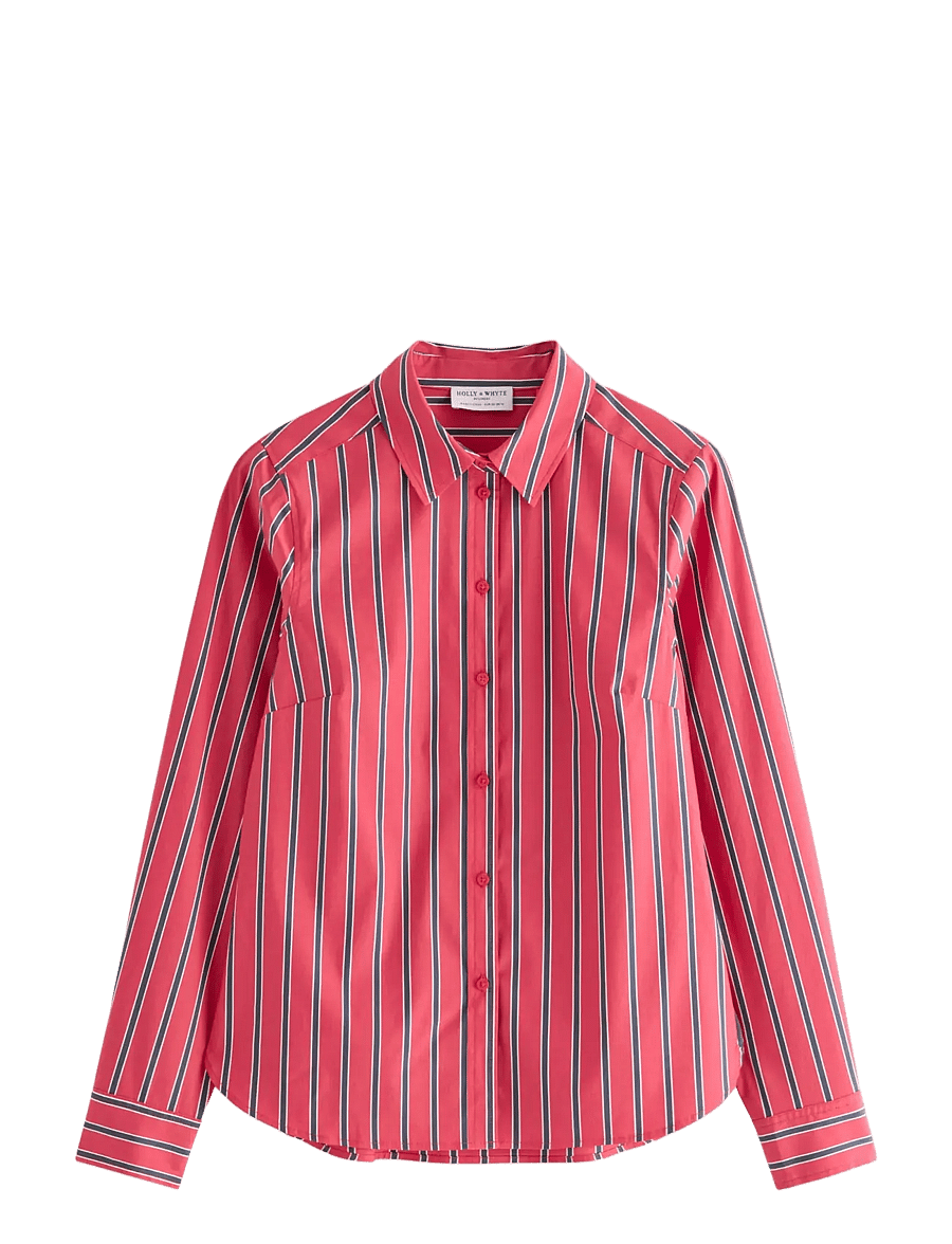 Lindex - Slim fit shirt - langärmlige hemden - red - 1