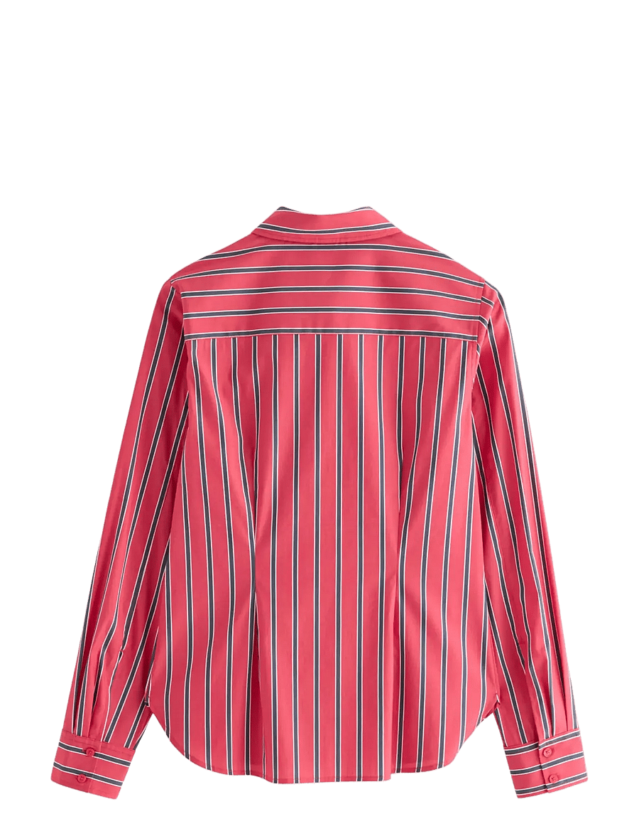 Lindex - Slim fit shirt - langärmlige hemden - red - 2