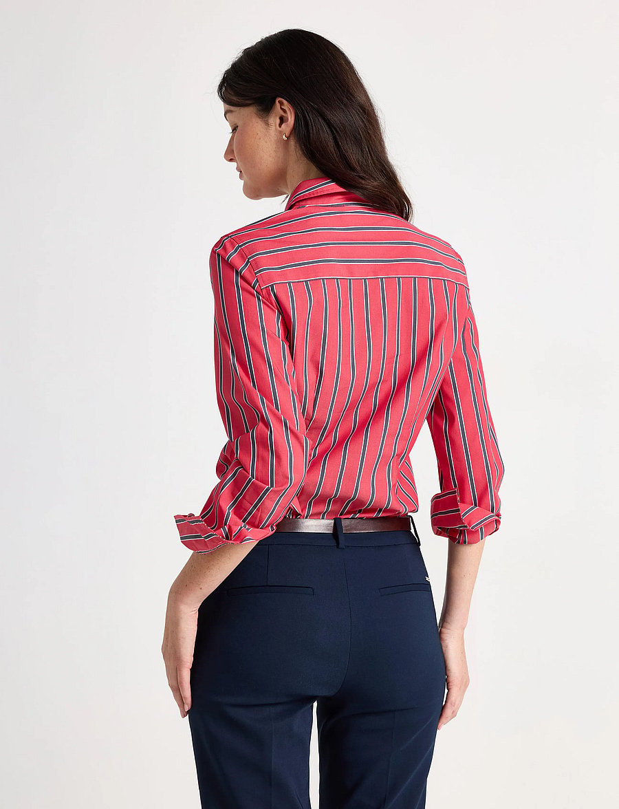 Lindex - Slim fit shirt - langärmlige hemden - red - 3