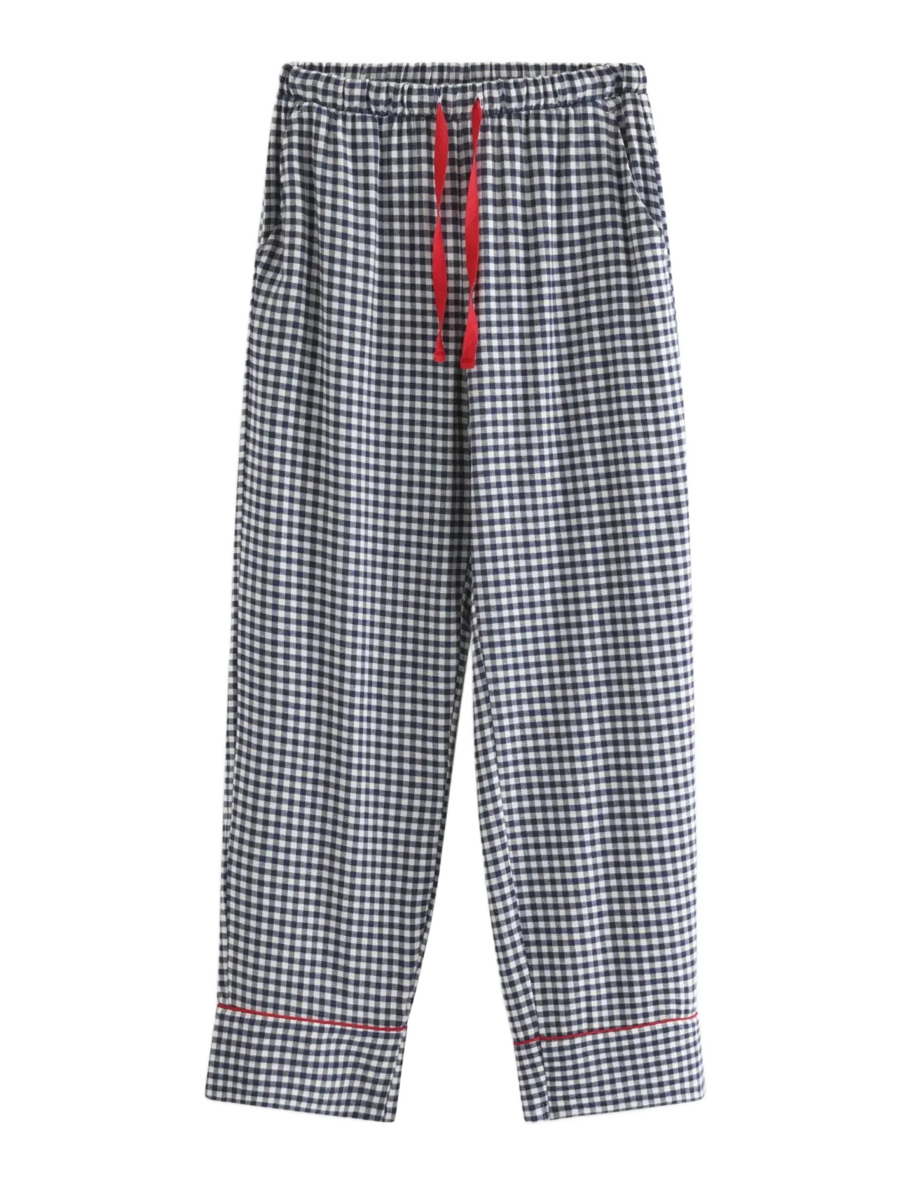 Lindex Pyjama trousers in flannel - Straight leg trousers - NAVY / navy